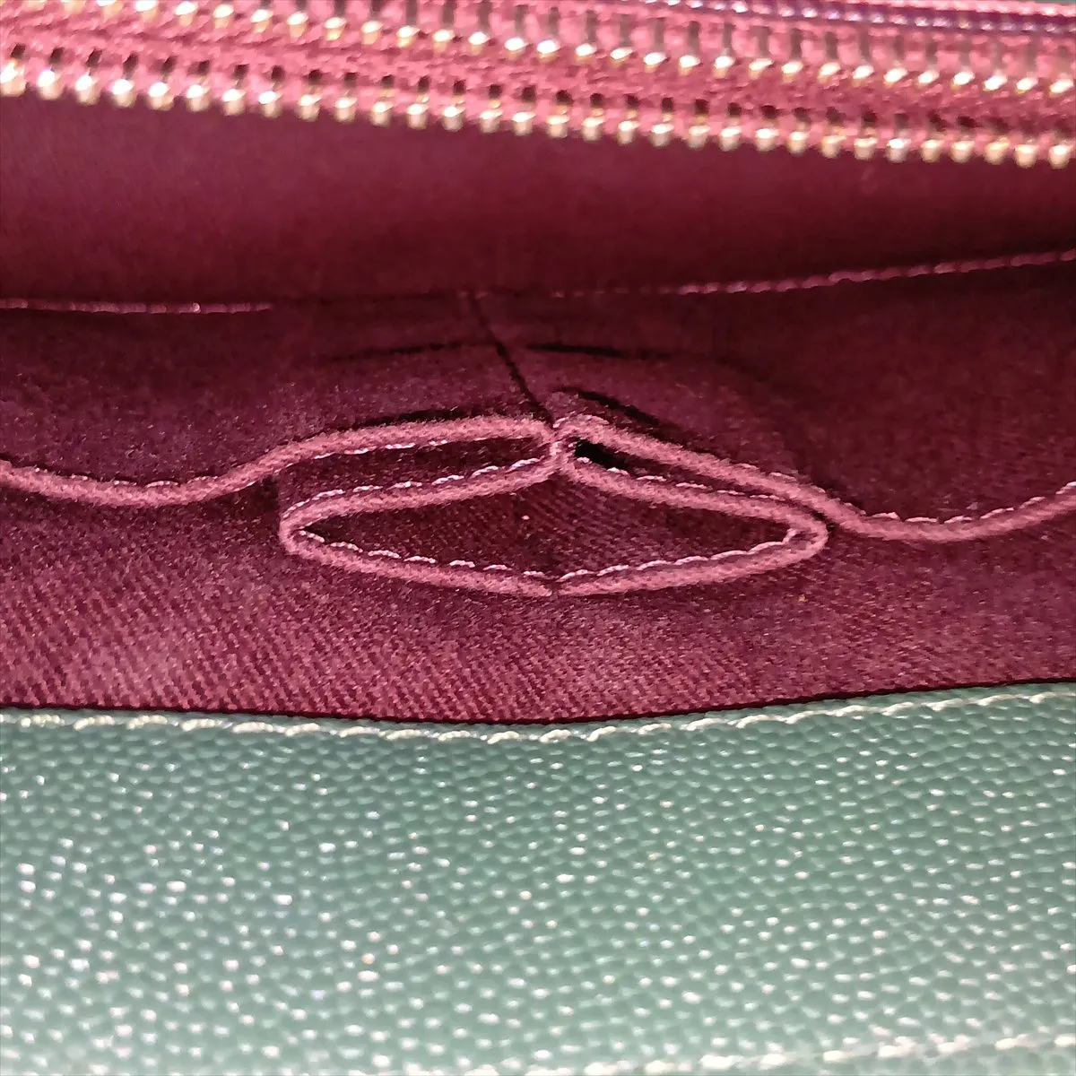 Coco Handle 29 S Caviar Skin 2-Way Handbag, Green with Gold Hardware, 25913593, Serial Number 25-series, A92991 — view 13