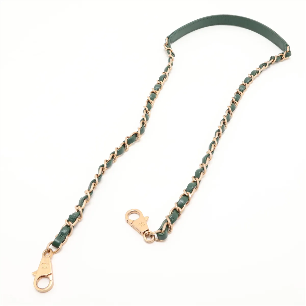 Coco Handle 29 S Caviar Skin 2-Way Handbag, Green with Gold Hardware, 25913593, Serial Number 25-series, A92991 — view 7