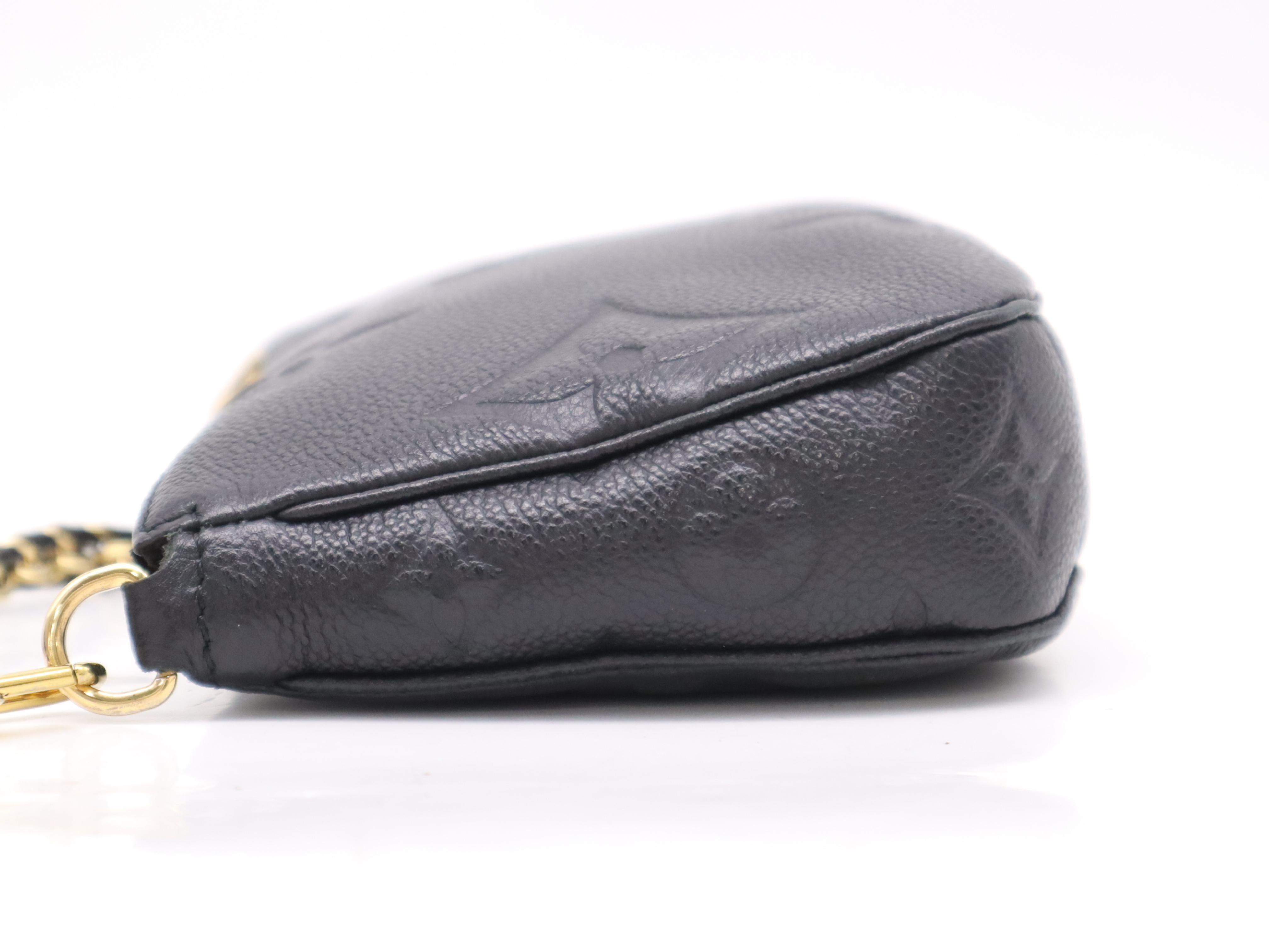 M80399 Monogram Empreint Multi Pochette Accessories Noir Shoulder Bag with Shoulder Strap and Storage Bag — view 3