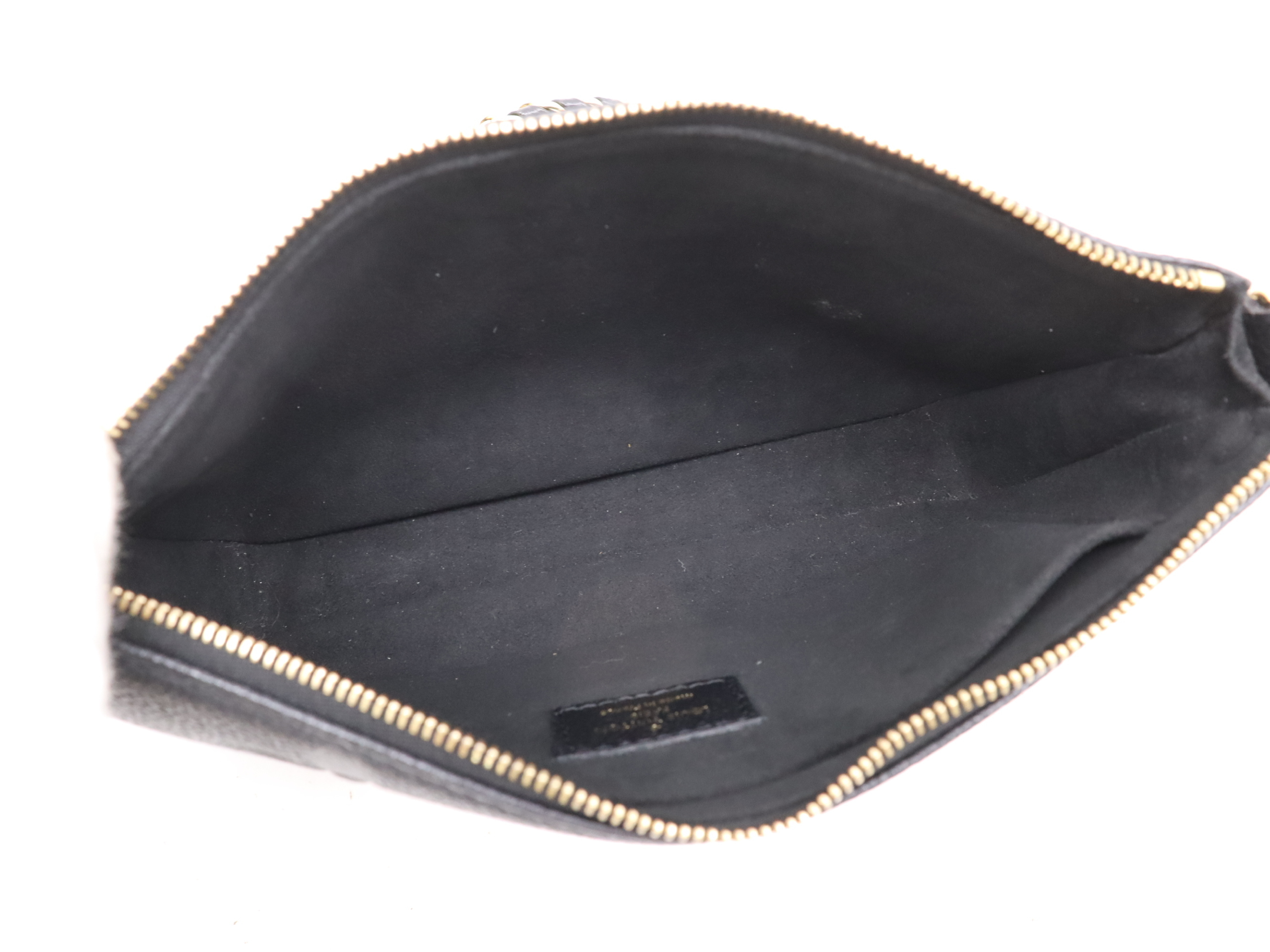 M80399 Monogram Empreint Multi Pochette Accessories Noir Shoulder Bag with Shoulder Strap and Storage Bag — view 9