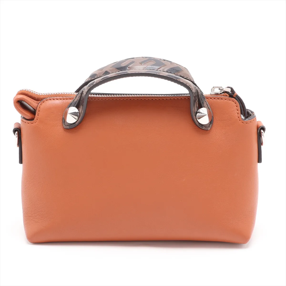 By The Way Mini 8BL145 Leather Handbag Brown — view 2