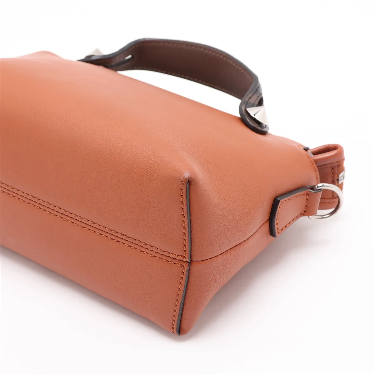By The Way Mini 8BL145 Leather Handbag Brown — view 3