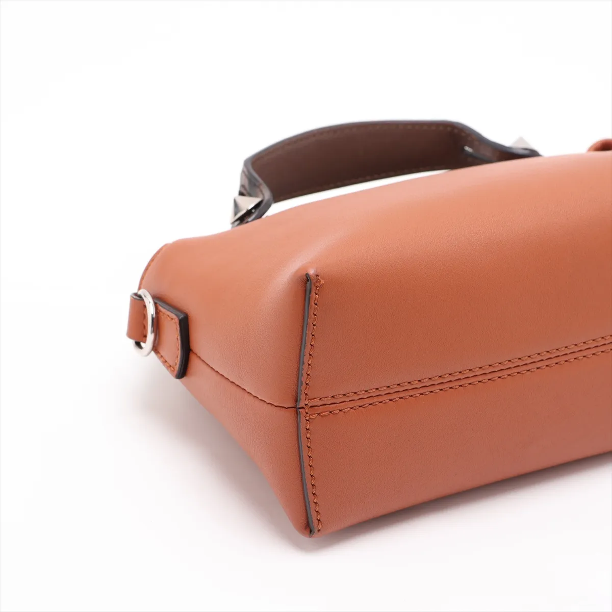 By The Way Mini 8BL145 Leather Handbag Brown — view 4