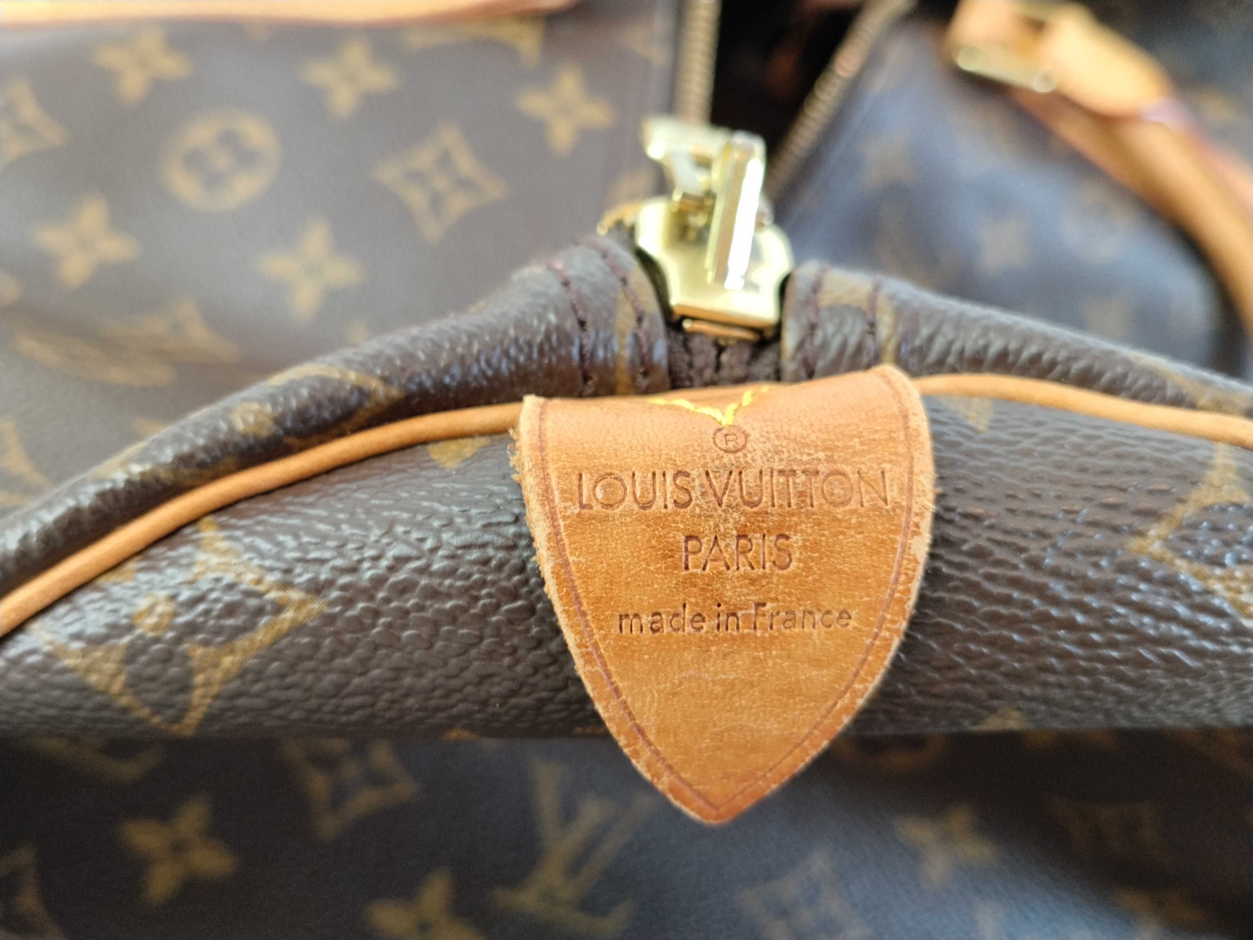 Monogram Keepall 55 M41424 FL1919 Brown Boston Bag — view 12