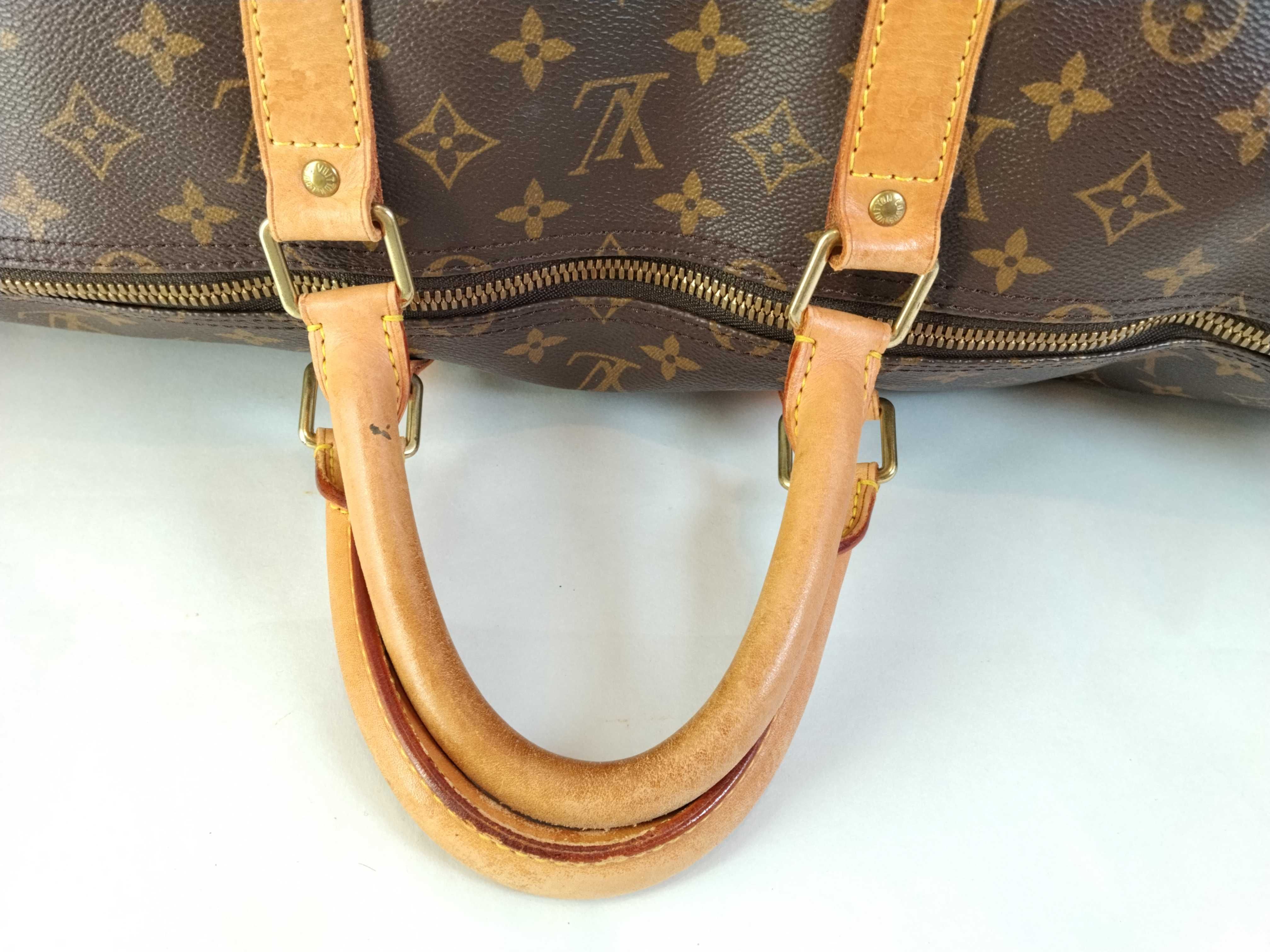 Monogram Keepall 55 M41424 FL1919 Brown Boston Bag — view 3