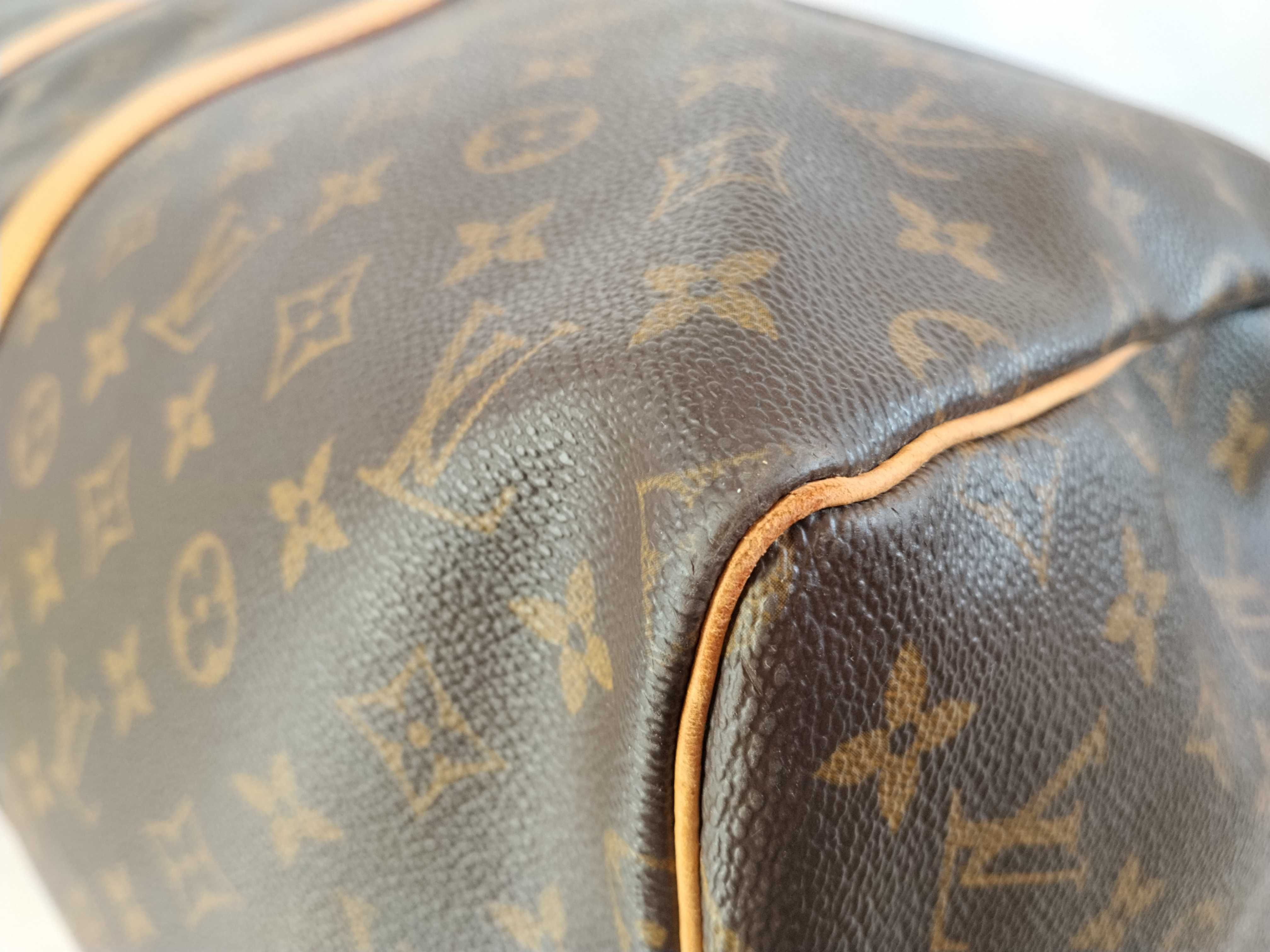 Monogram Keepall 55 M41424 FL1919 Brown Boston Bag — view 7