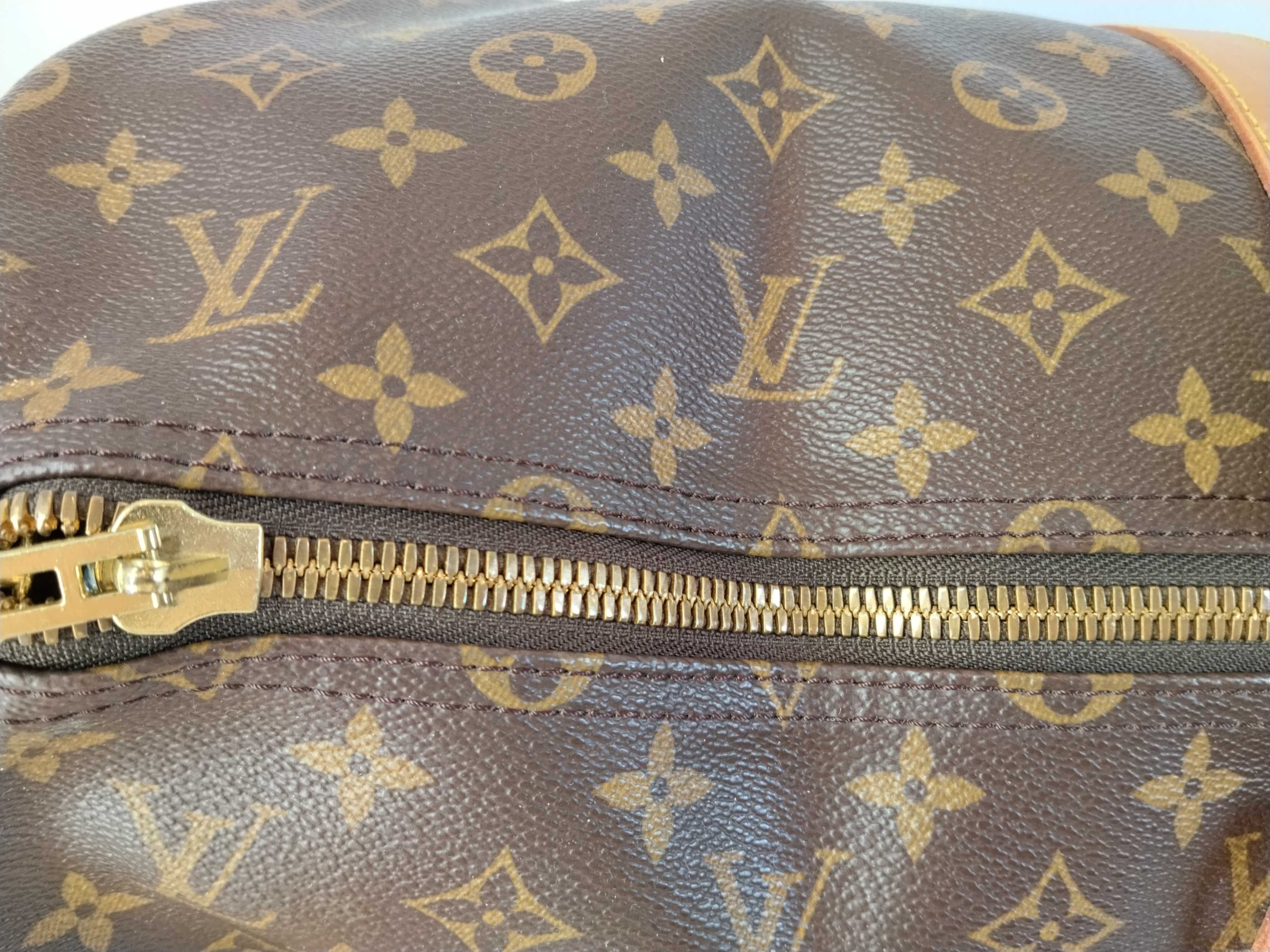 Monogram Keepall 55 M41424 FL1919 Brown Boston Bag — view 9