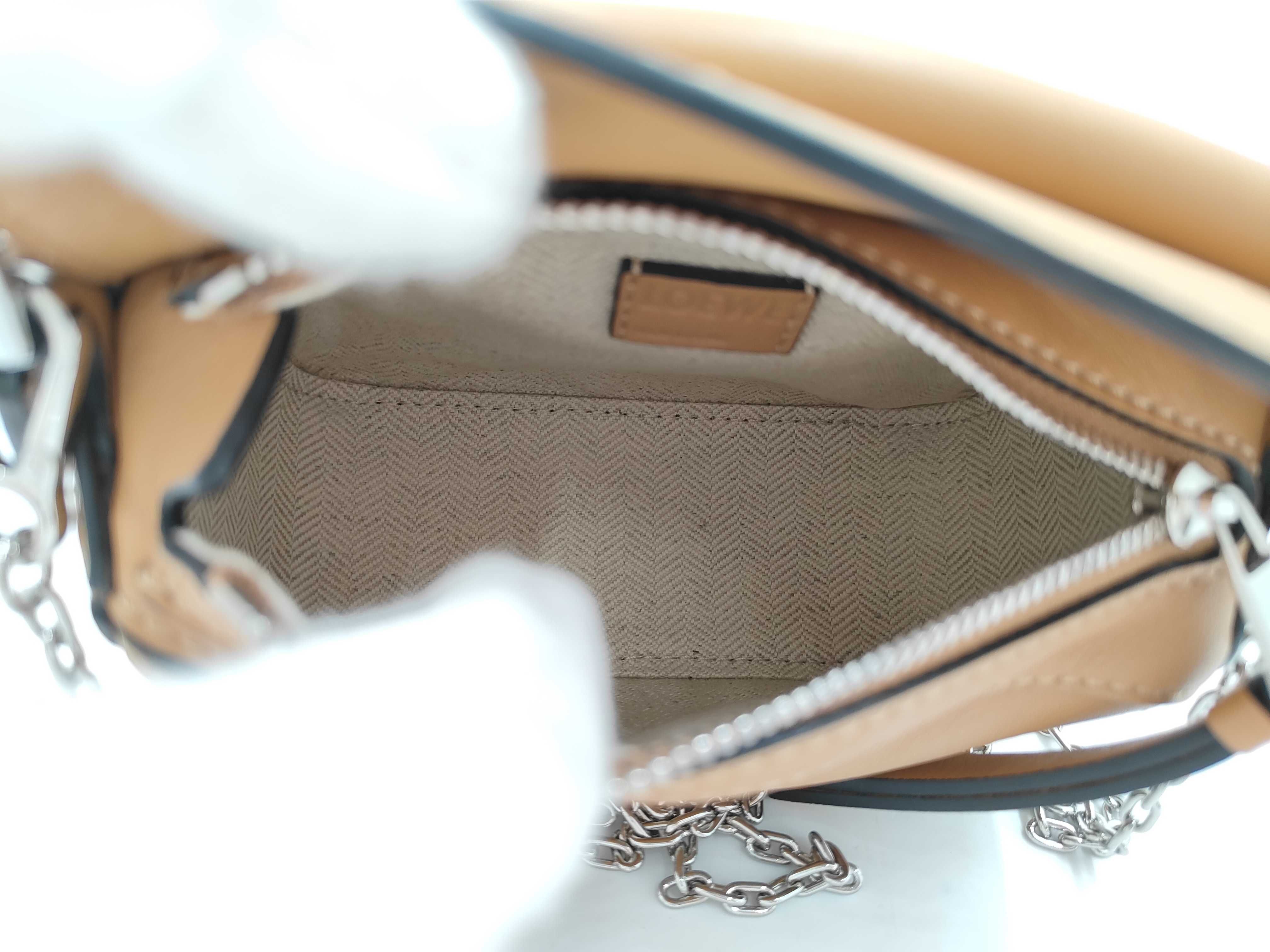 Puzzle Nano Leather Light Brown Shoulder Bag/Handbag — view 8