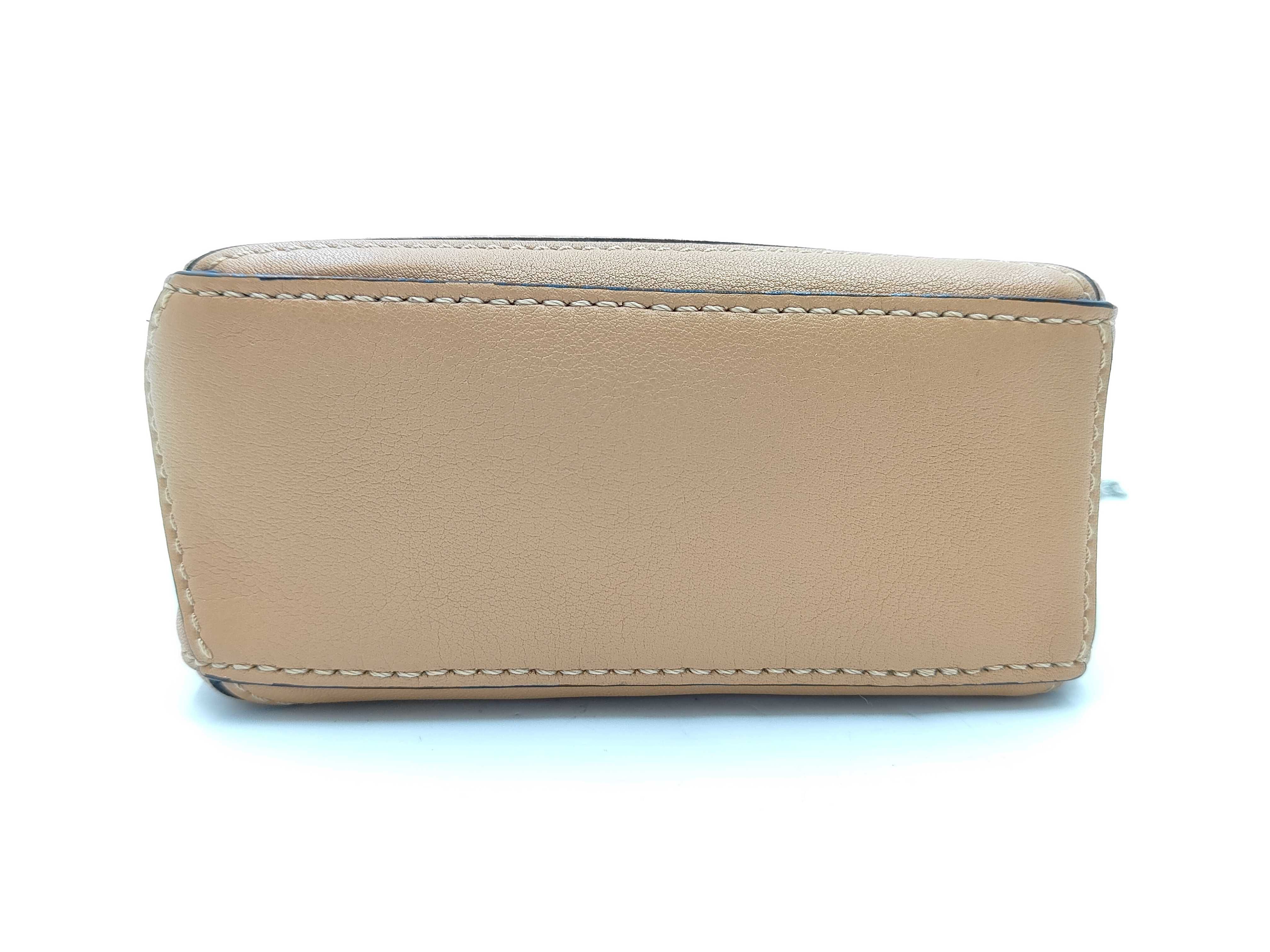 Puzzle Nano Leather Light Brown Shoulder Bag/Handbag — view 10