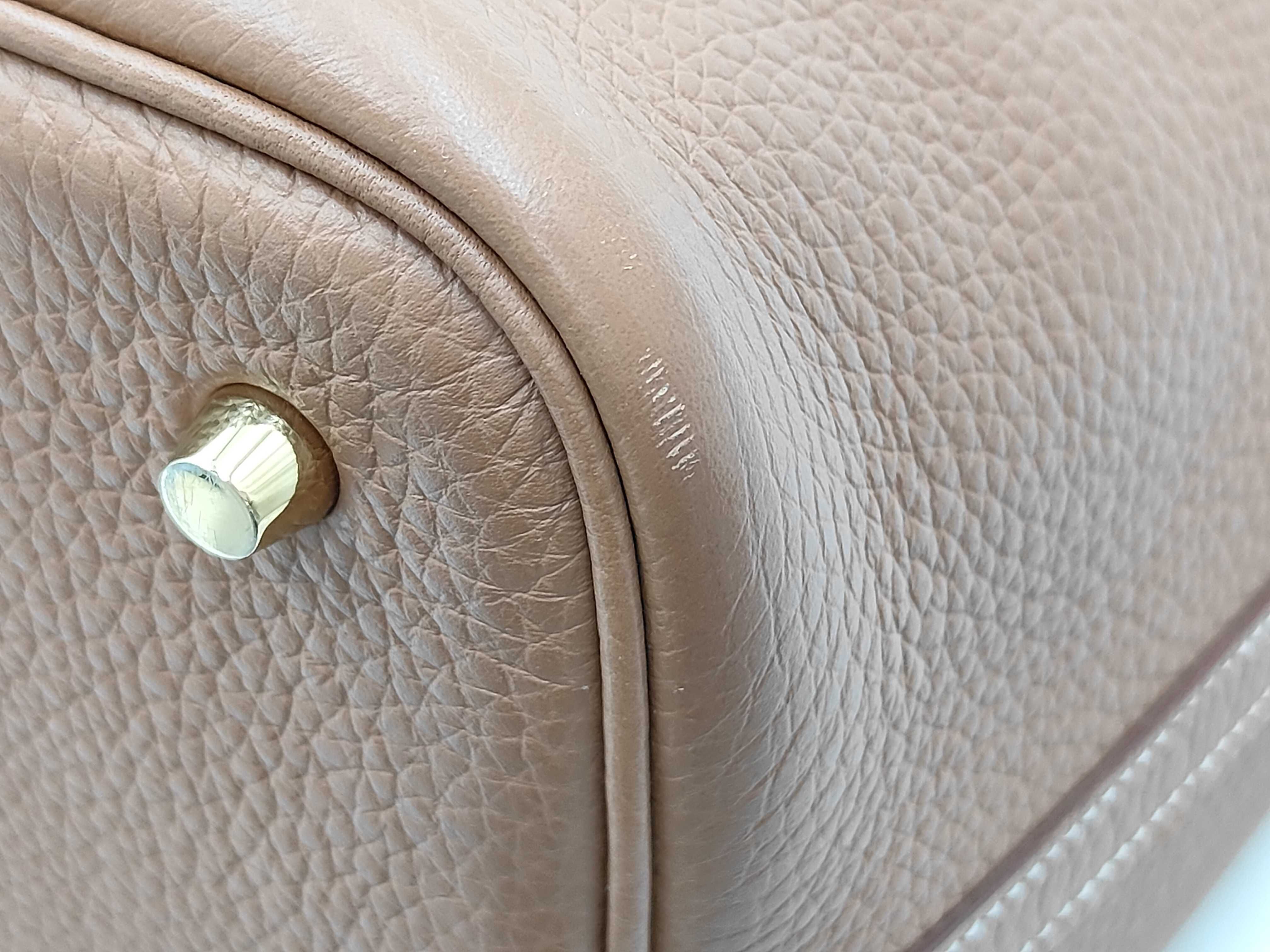 Picotin Taurillon Leather Gold Hardware G Stamp Handbag — view 7
