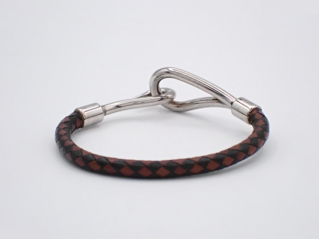 Leather bracelet, jumbo bracelet, wrist circumference approximately 15 cm — view 2