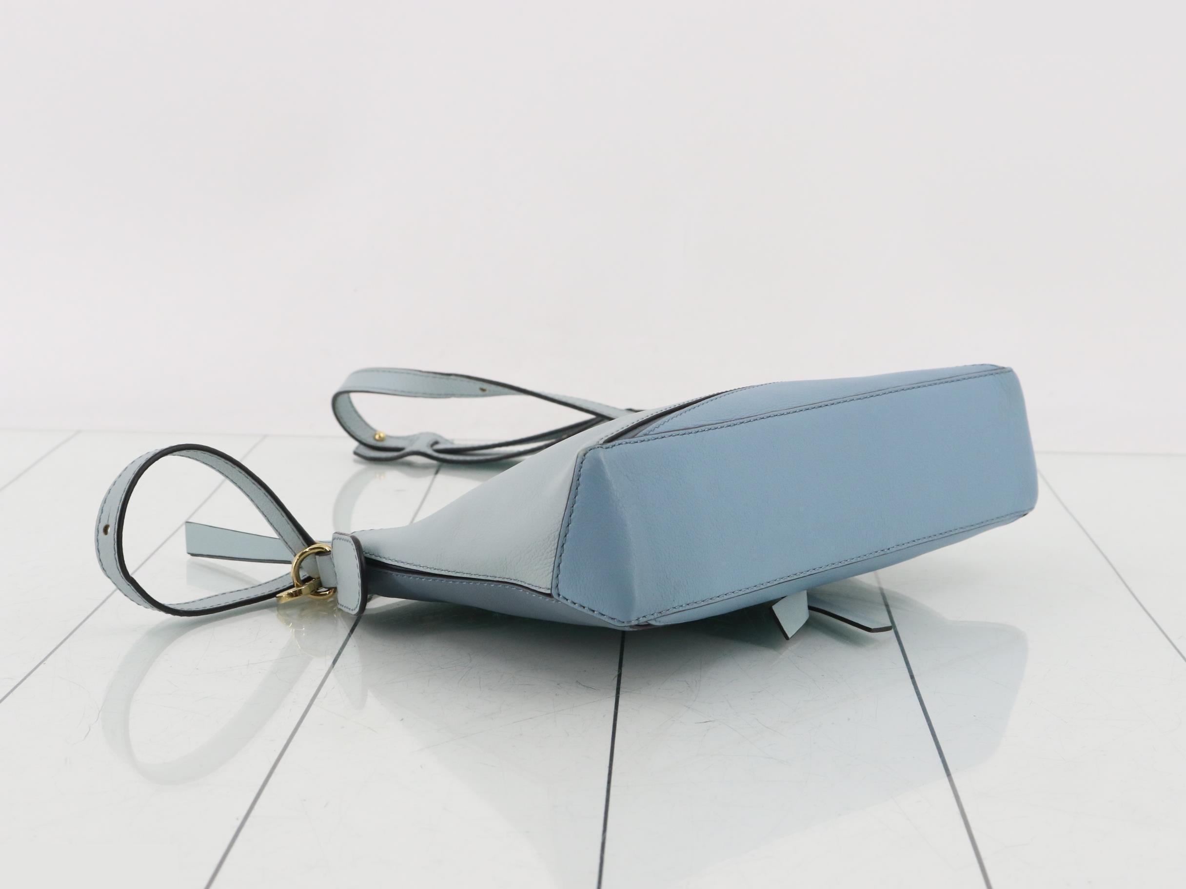 Puzzle Bag, Calfskin, Blue — view 5