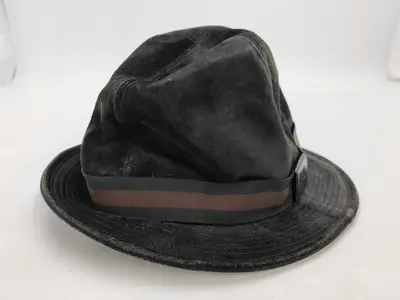 fedora hat, suede, black, item number 116699, other accessories.