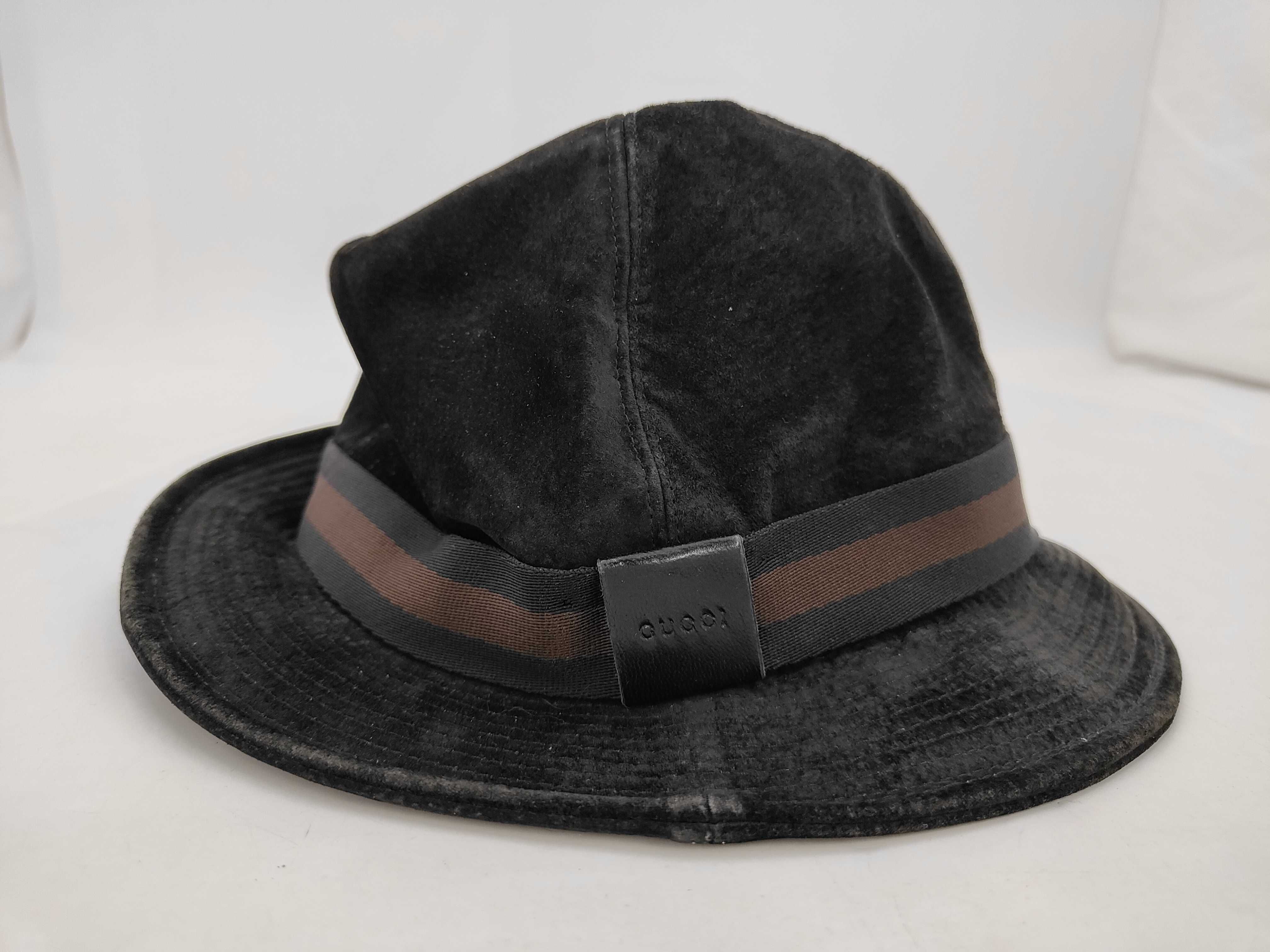 fedora hat, suede, black, item number 116699, other accessories. — view 2