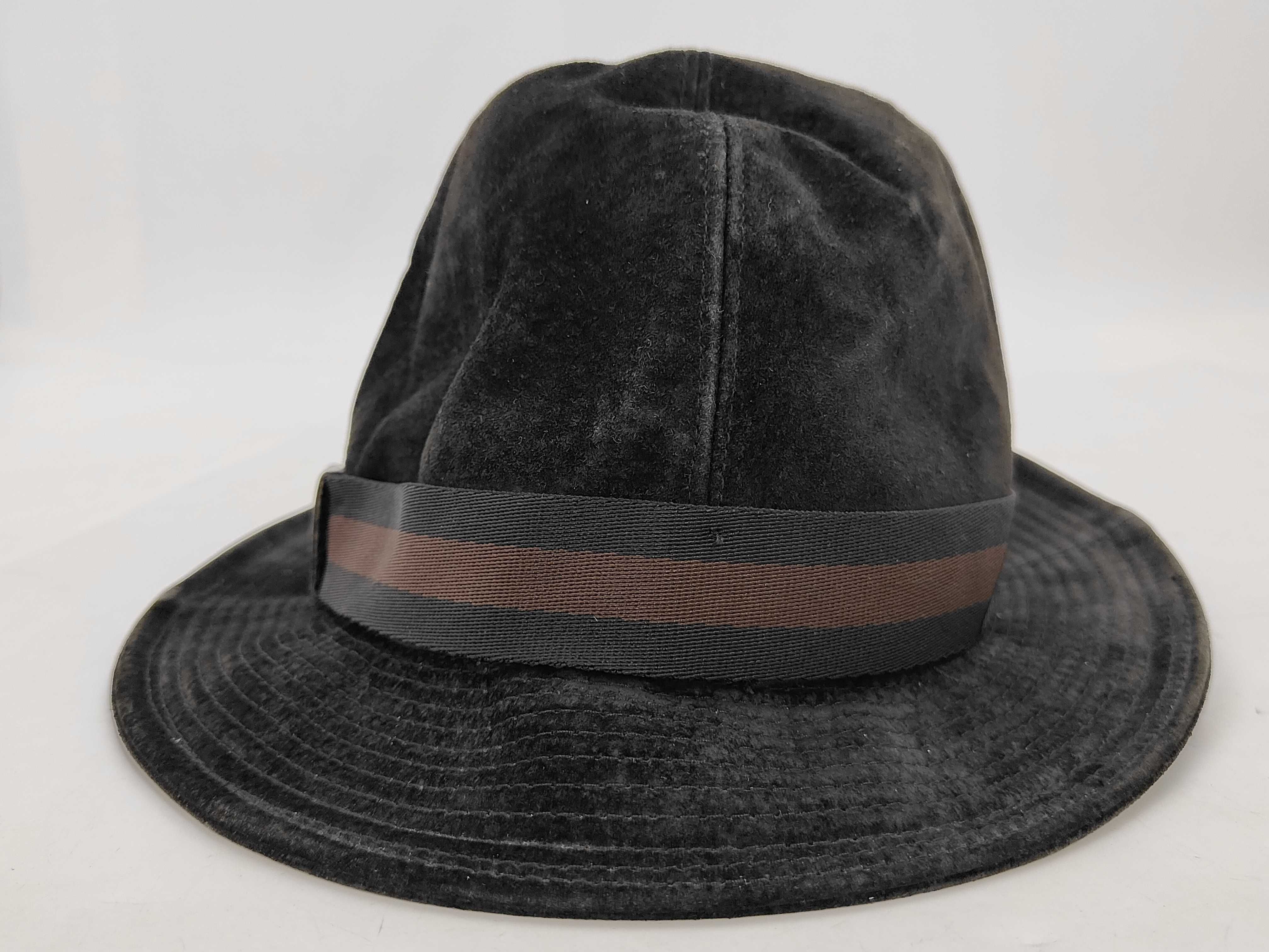 fedora hat, suede, black, item number 116699, other accessories. — view 3