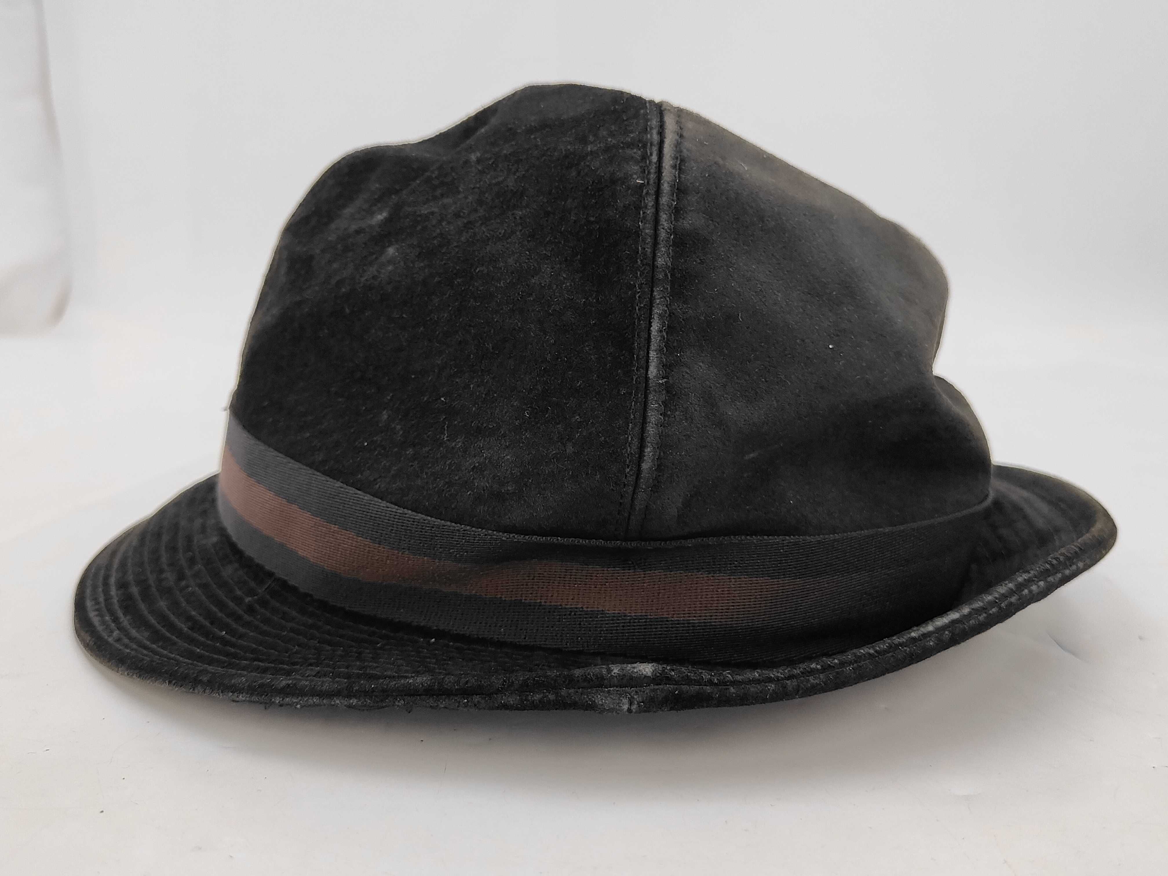 fedora hat, suede, black, item number 116699, other accessories. — view 4