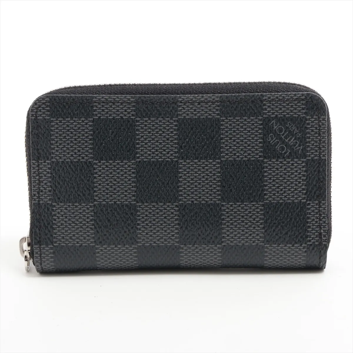 Damier Graphite Zippy Coin Purse N63076 MI4160 Black Coin Purse — view 2