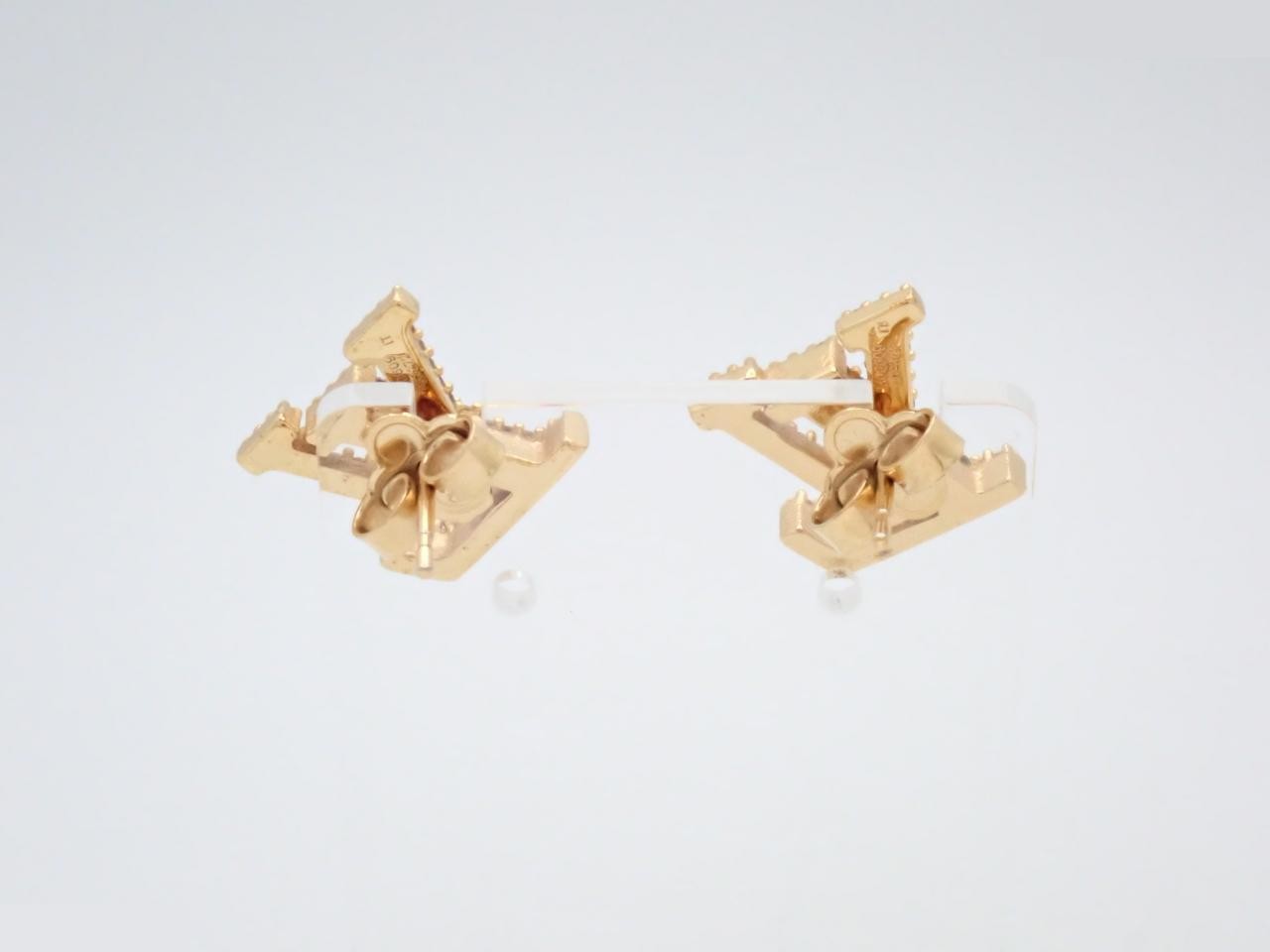 Iconic gold earrings — view 2