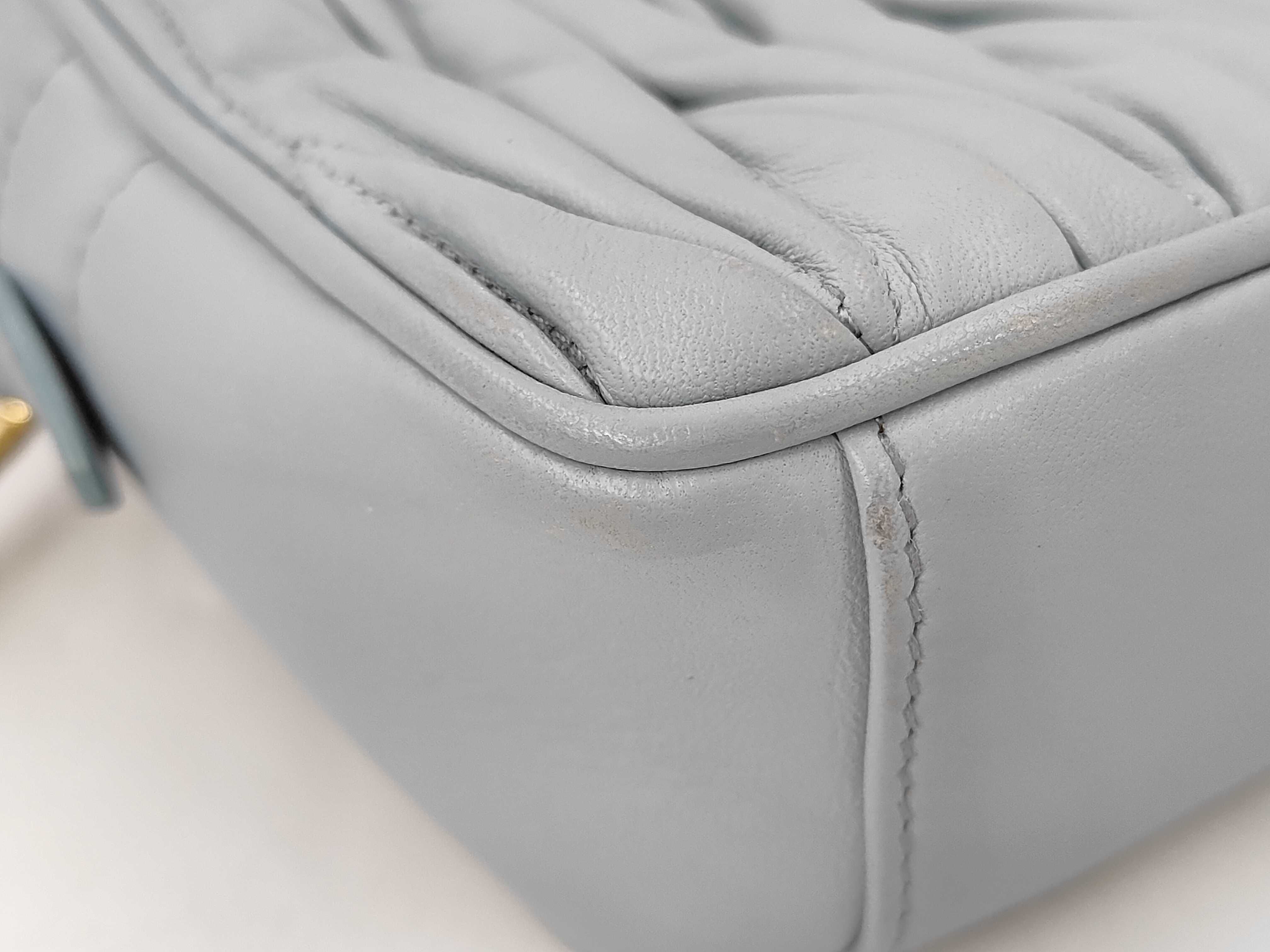 Matelassé Leather Chain Camera Bag Shoulder Bag — view 6