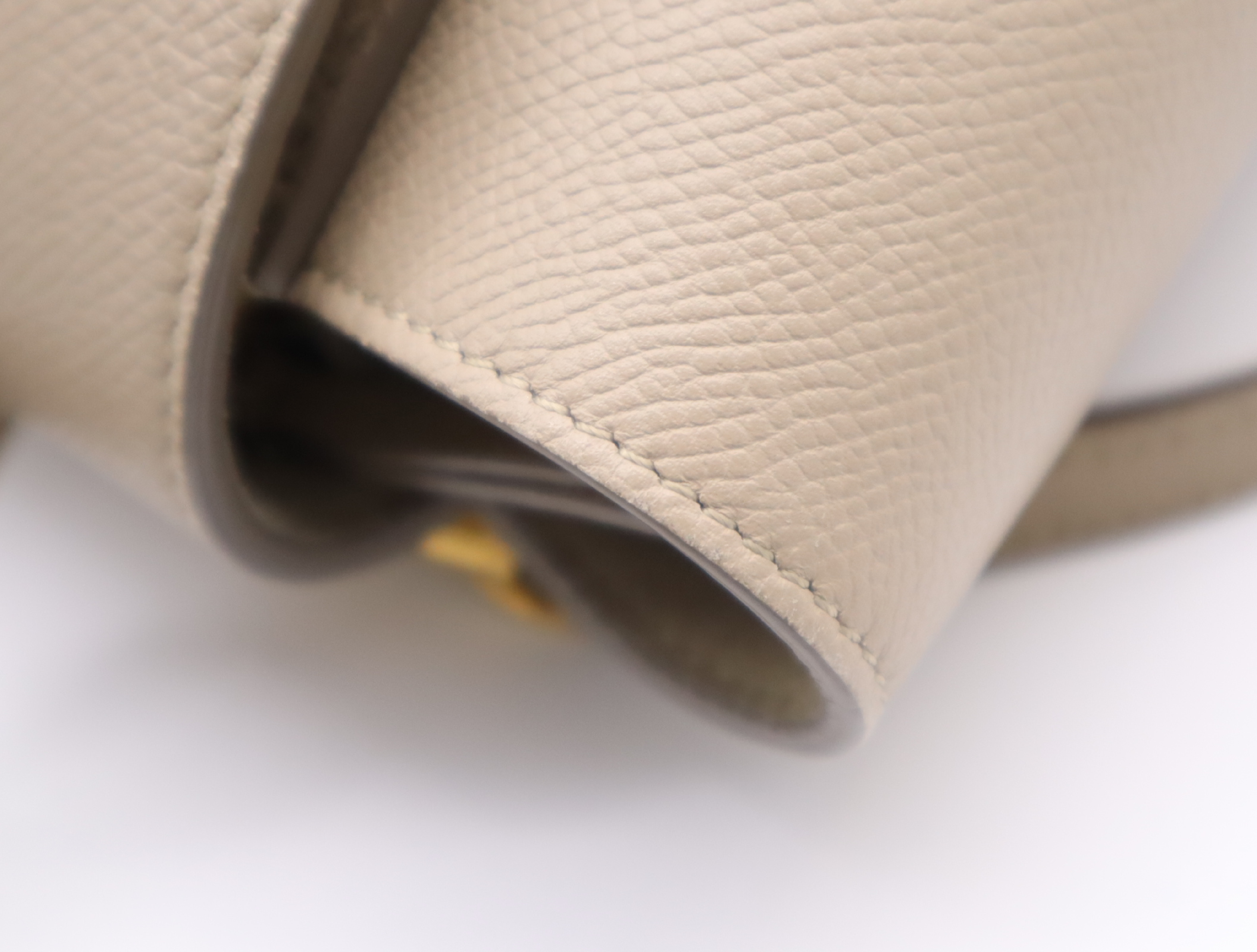 Leather Nano Belt Bag, 2-Way Handbag, Beige, with Shoulder Strap, Shoulder Bag — view 11