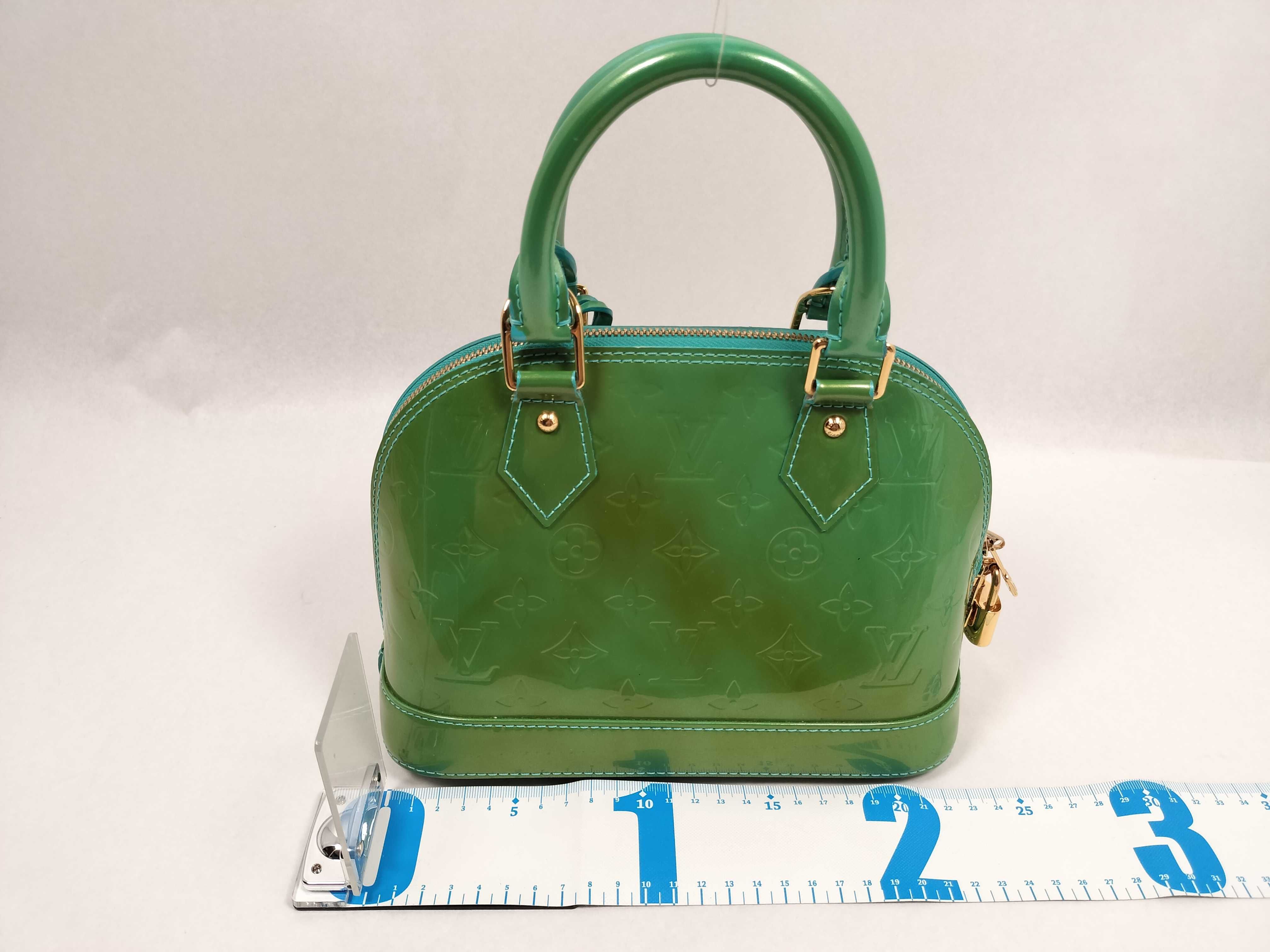 Vernis Alma BB 2-Way Handbag, Green, M91696 — view 2