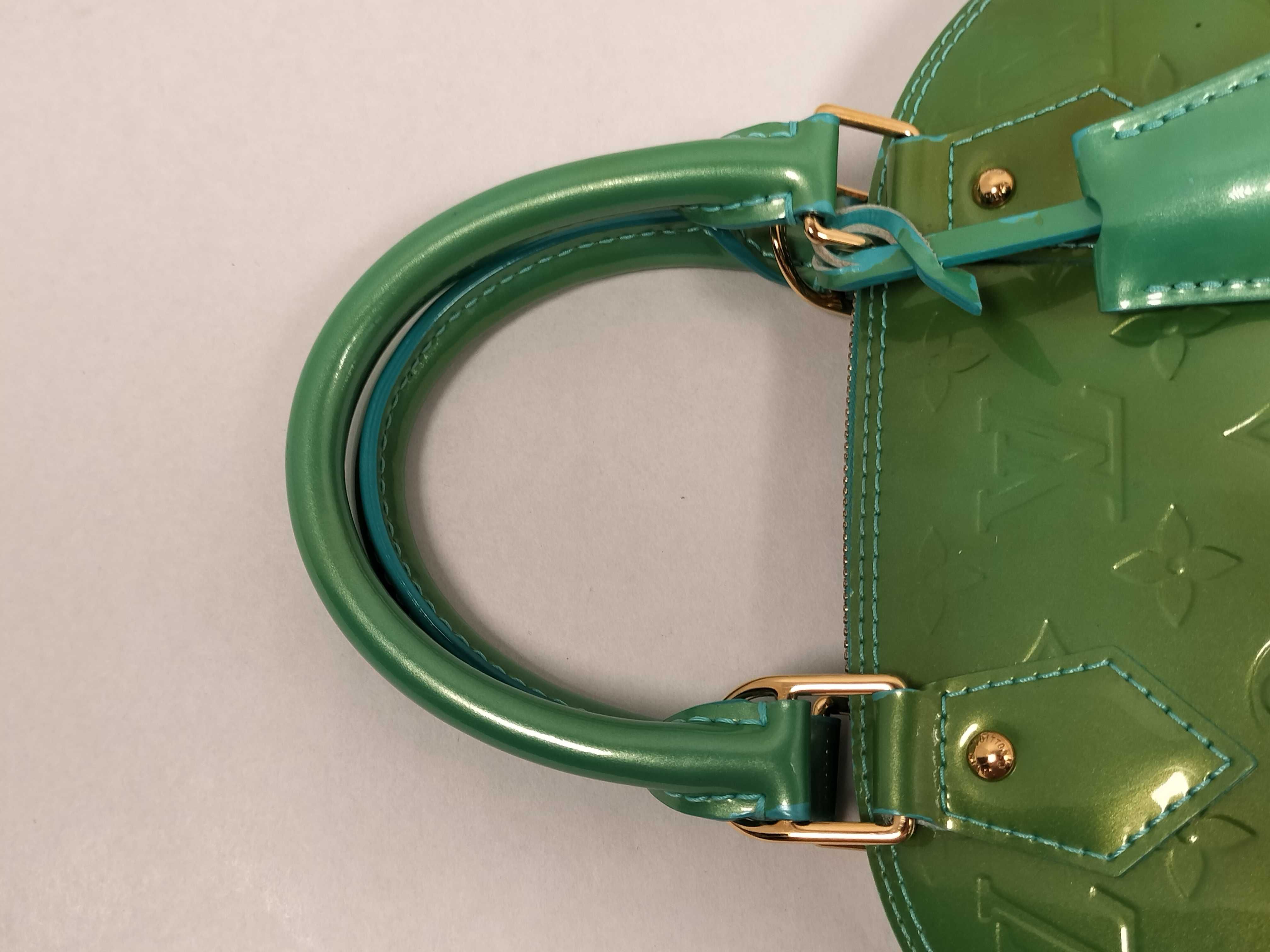 Vernis Alma BB 2-Way Handbag, Green, M91696 — view 3