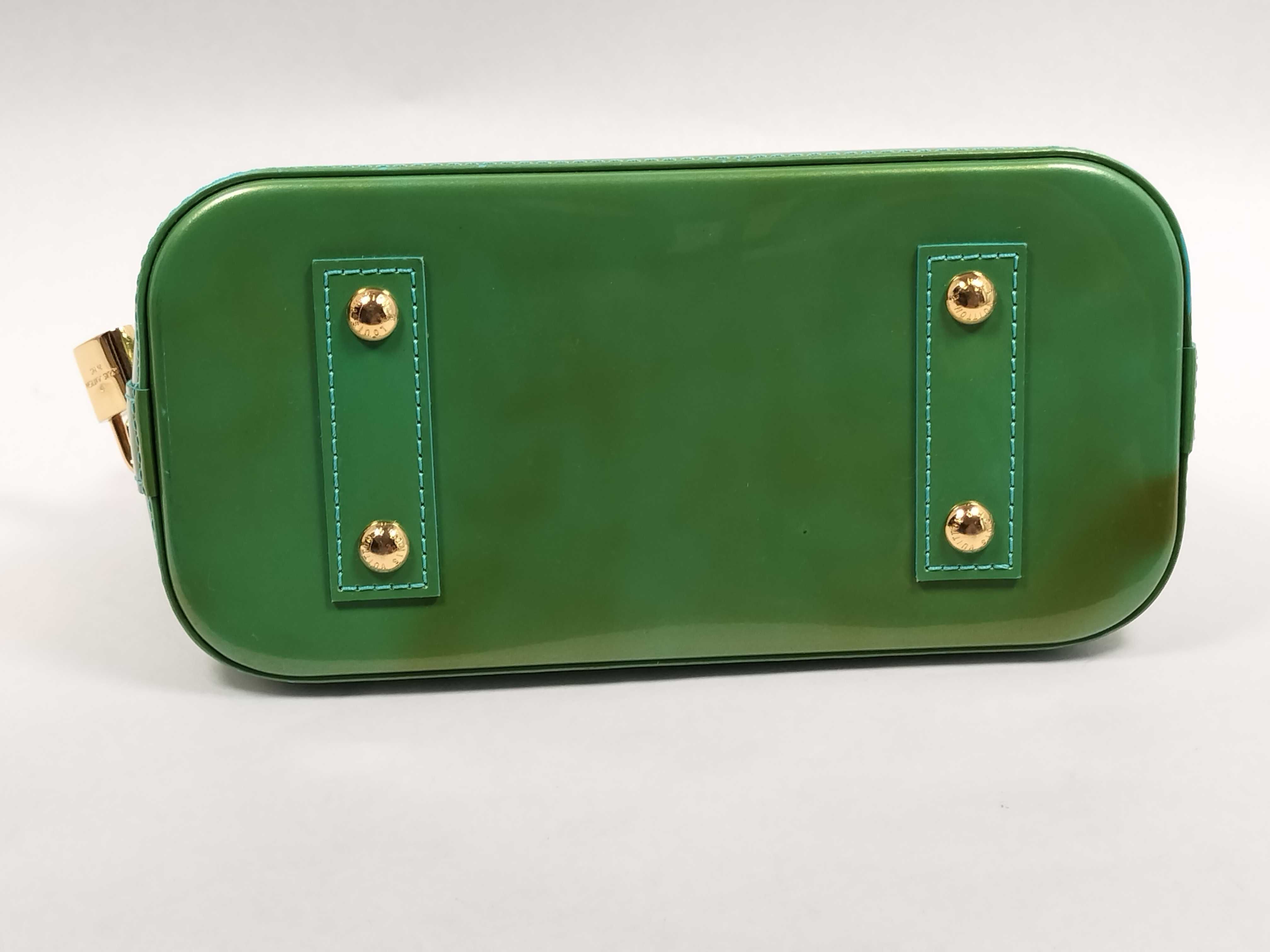 Vernis Alma BB 2-Way Handbag, Green, M91696 — view 7