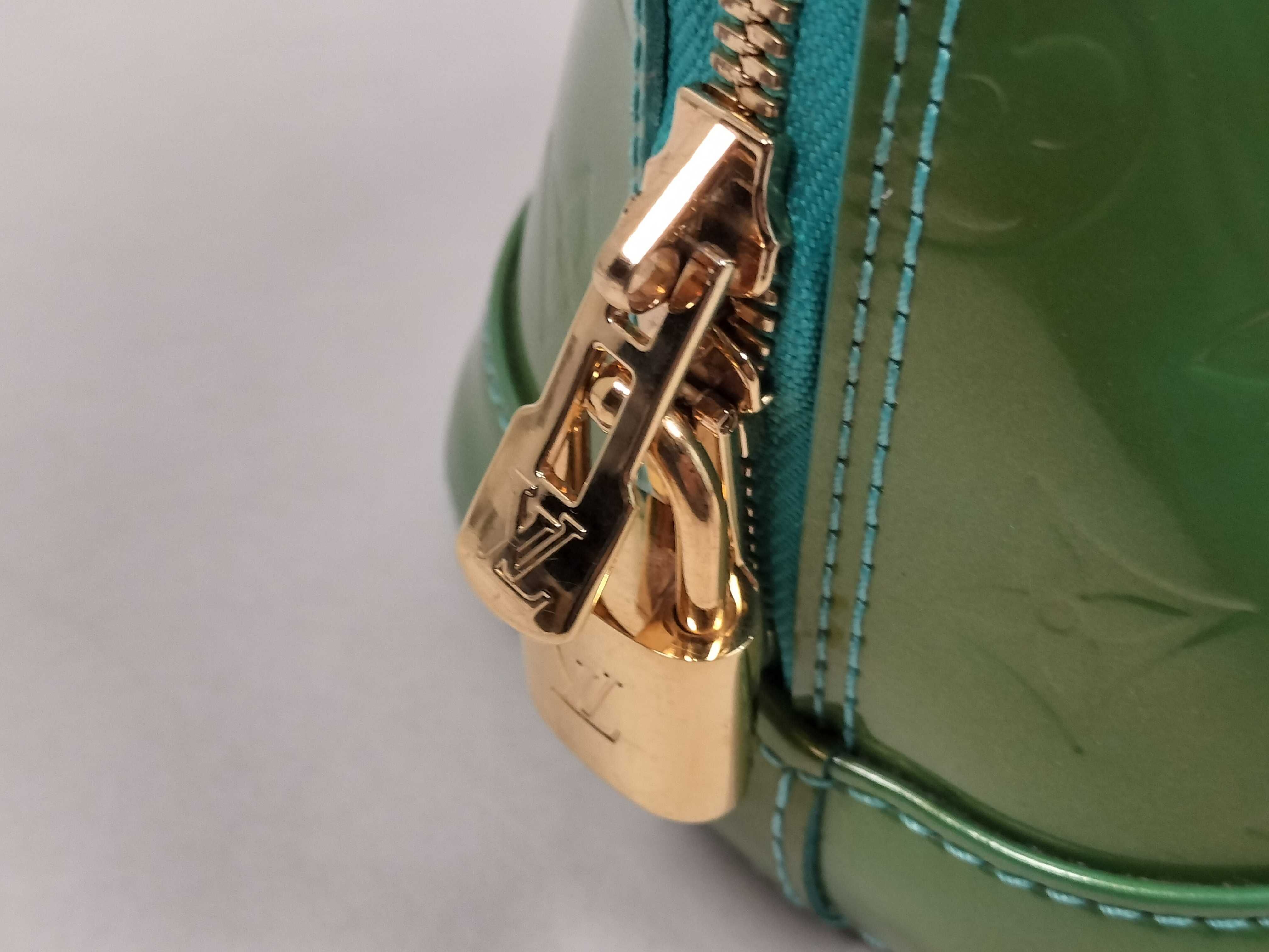 Vernis Alma BB 2-Way Handbag, Green, M91696 — view 9