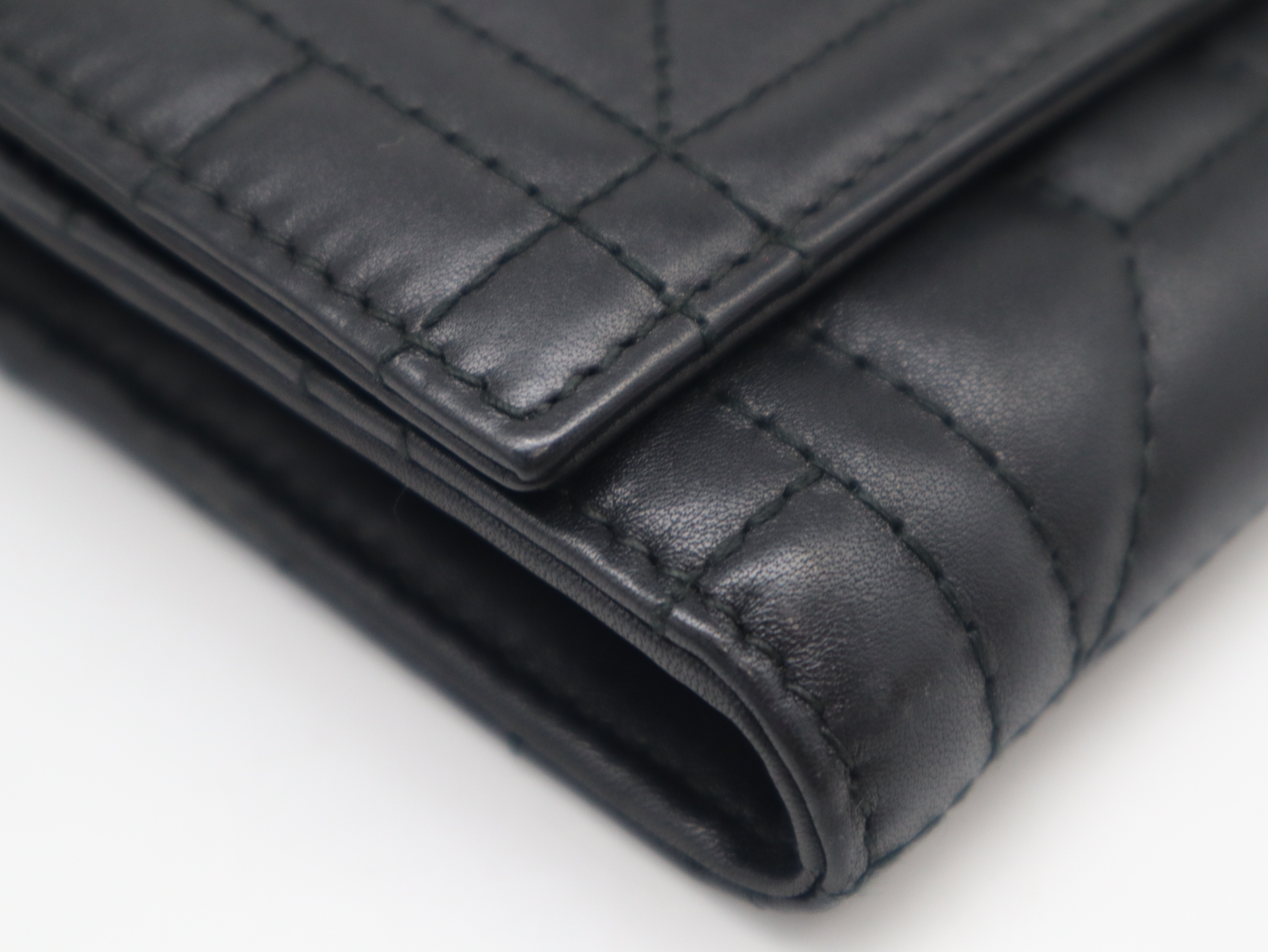 443436 GG Marmont Continental Wallet Pearl Black — view 7