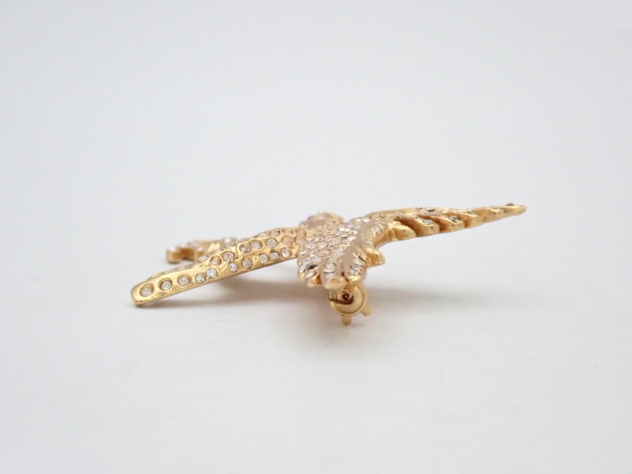 Eagle Rhinestone Brooch 01P — view 3