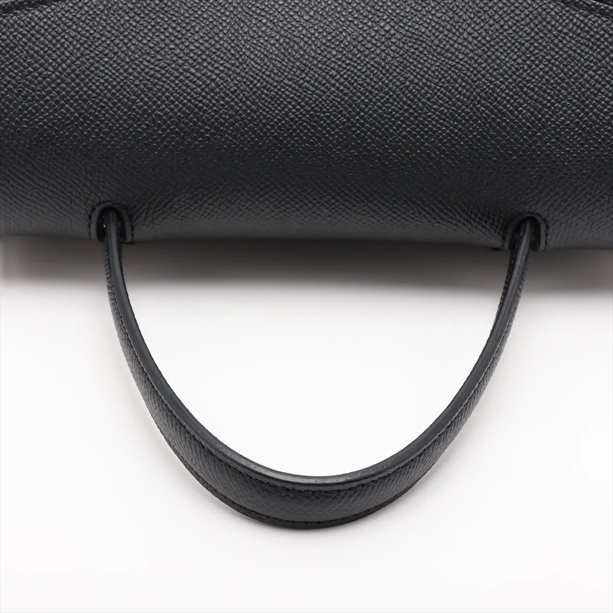 Belt Bag Nano Leather 2-Way Handbag, Black — view 5