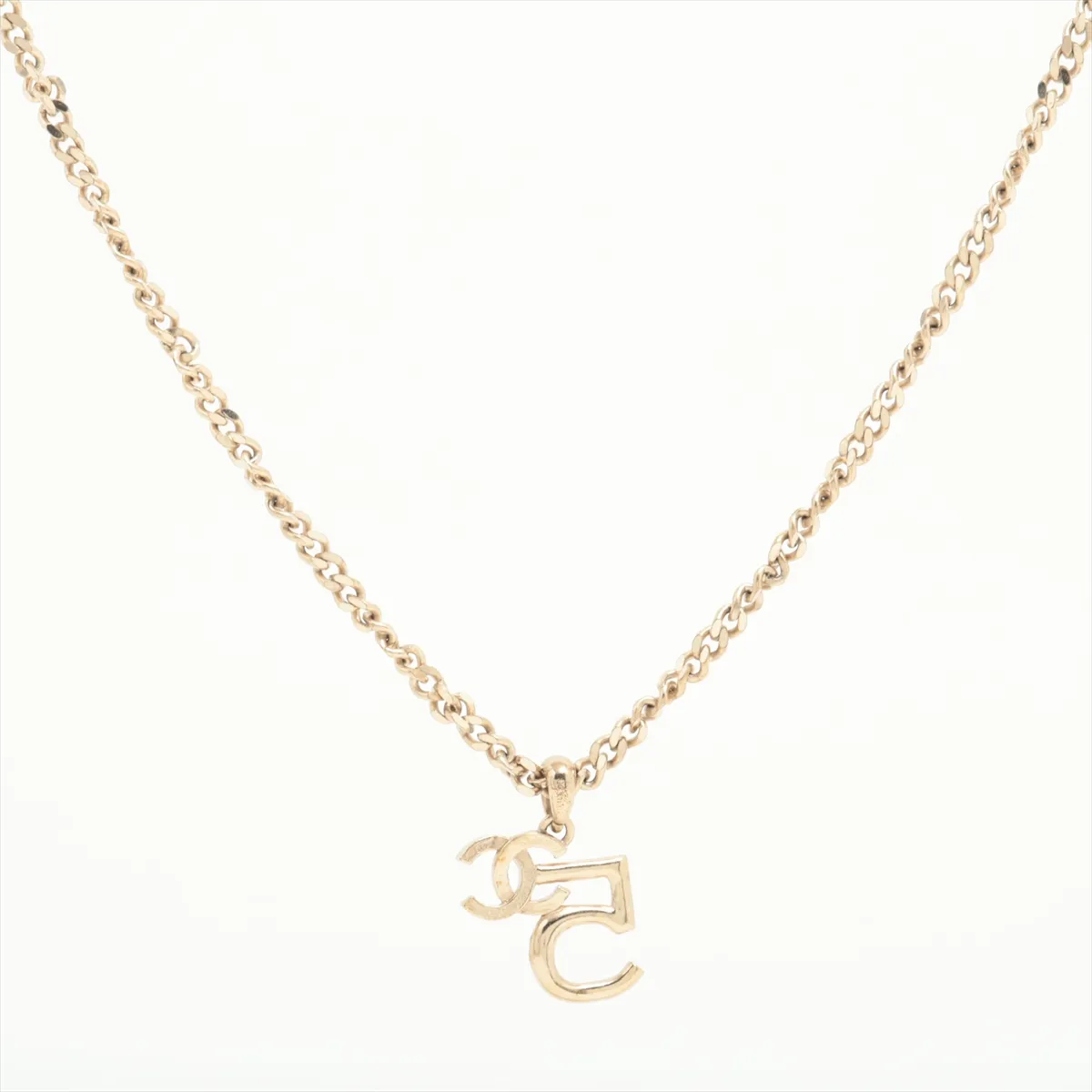 Cocomark No.5 A21S Necklace GP x Rhinestone Gold — view 2
