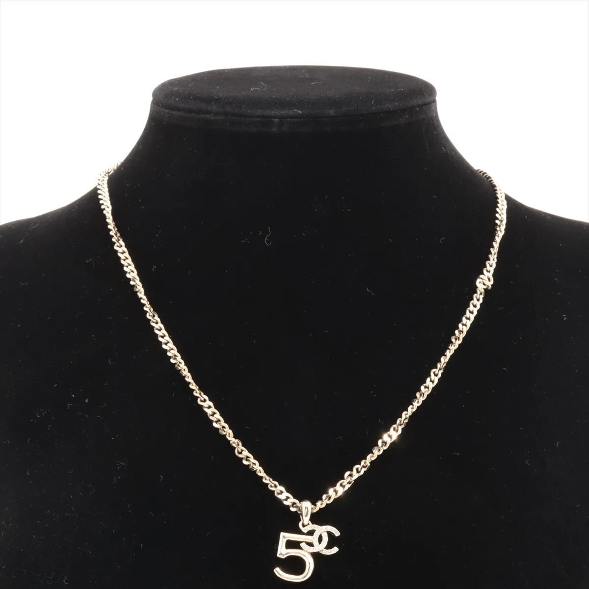 Cocomark No.5 A21S Necklace GP x Rhinestone Gold — view 5
