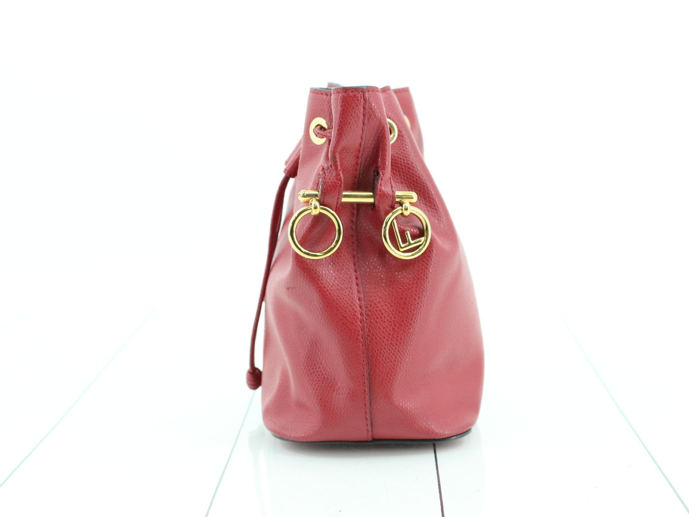 Montresor Handbag Bucket Bag Leather Drawstring — view 3