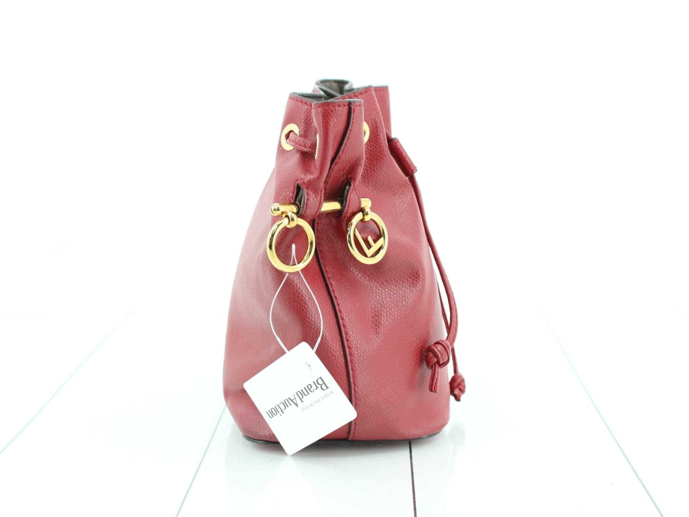 Montresor Handbag Bucket Bag Leather Drawstring — view 4