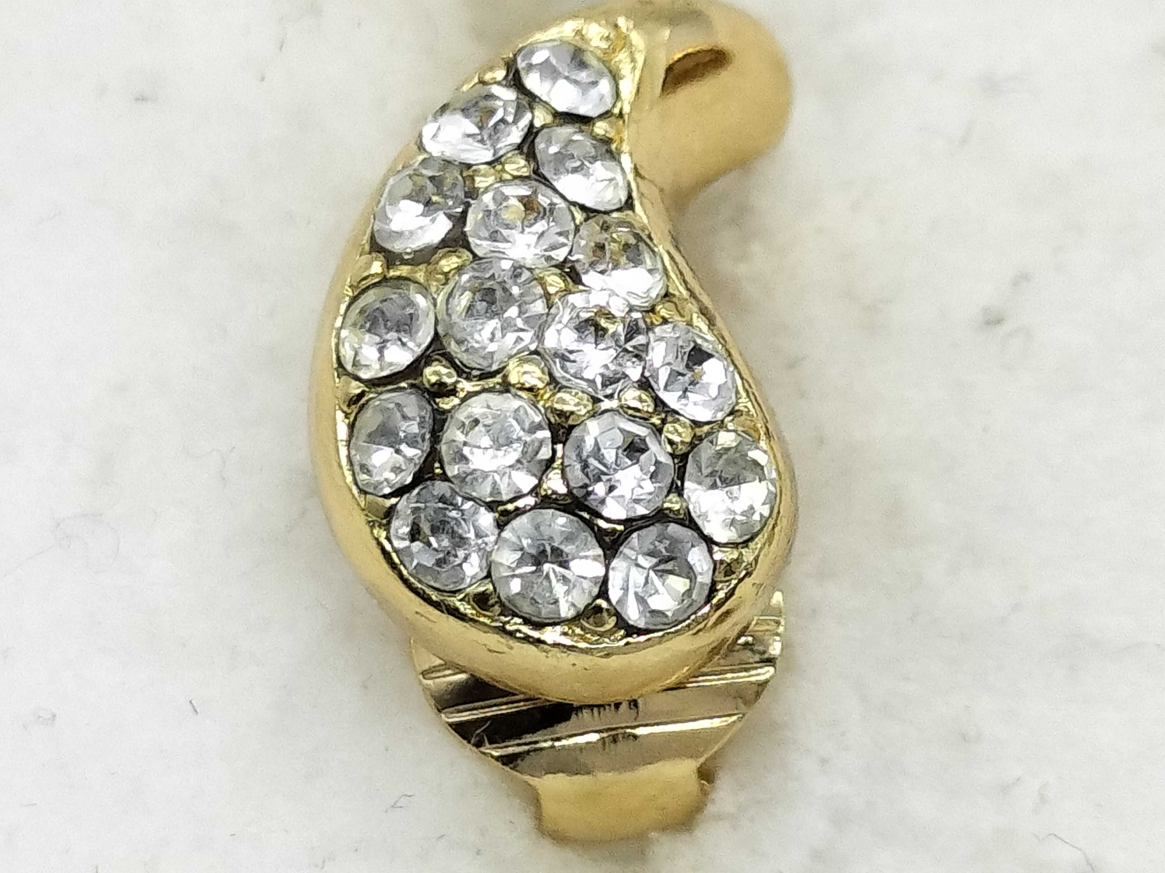 Earrings, Rhinestone Earrings — view 2