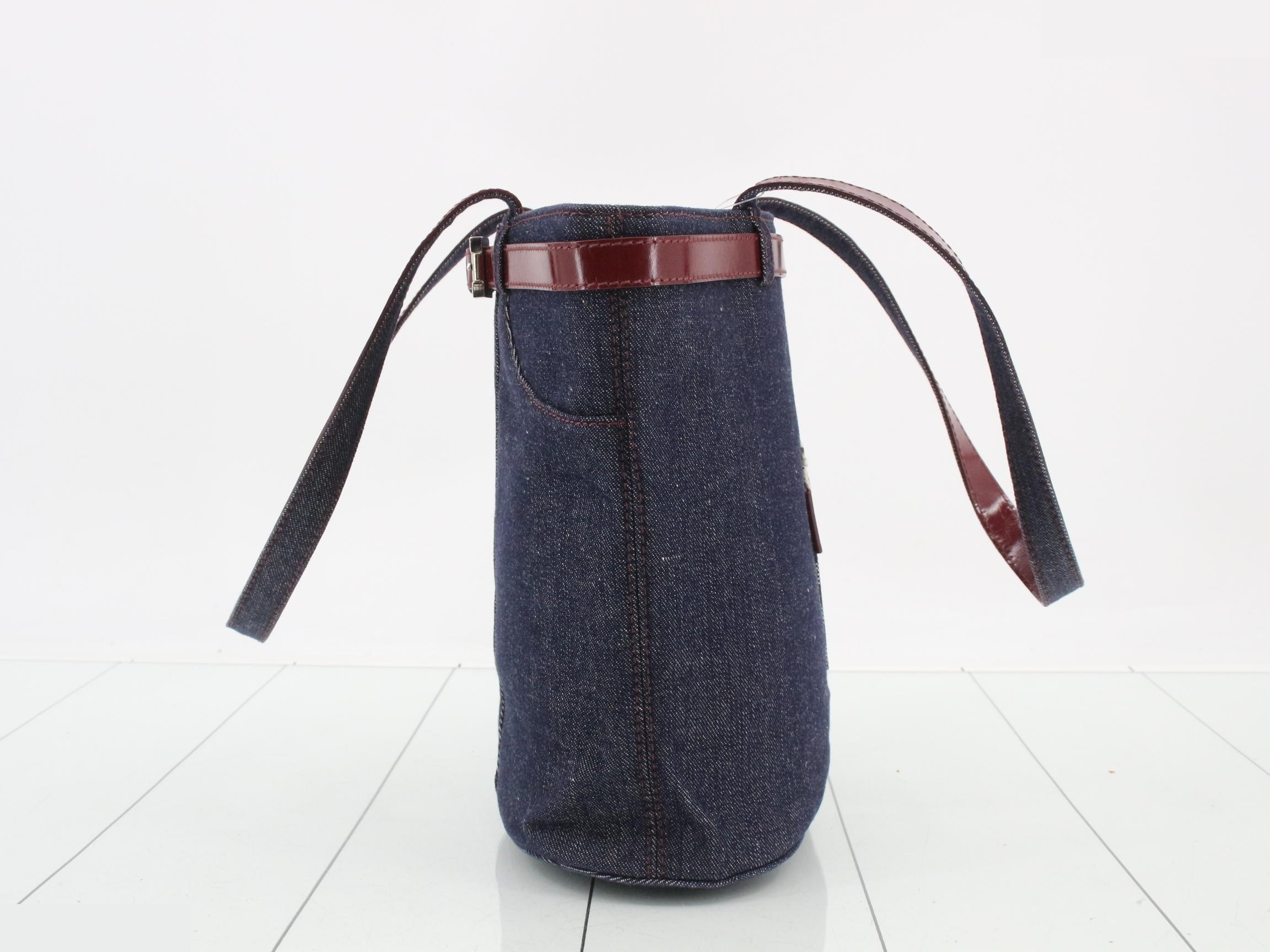 Other lines: Bags & Shoulder Bags - Denim - Red — view 3