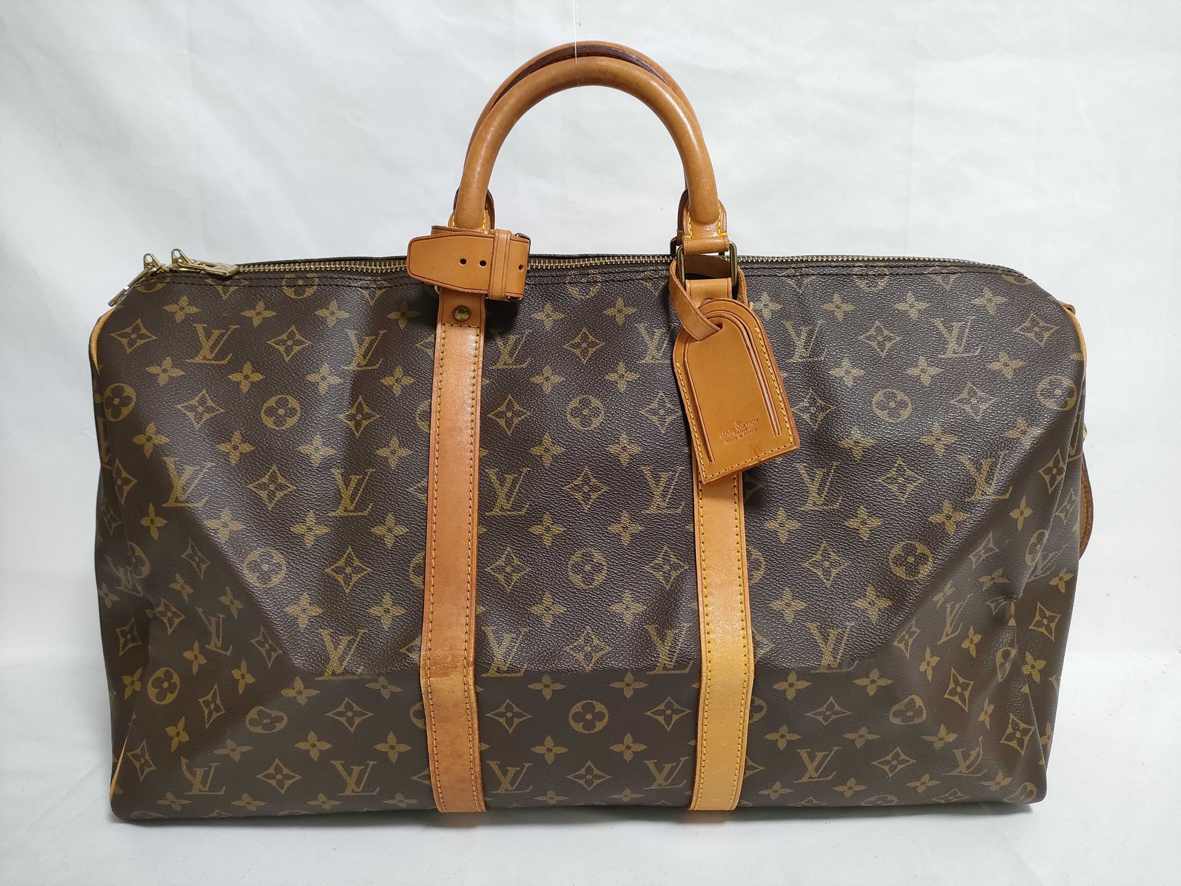 Monogram Louis Vuitton Keepall Bandoulière 50 M41416 Boston Bag