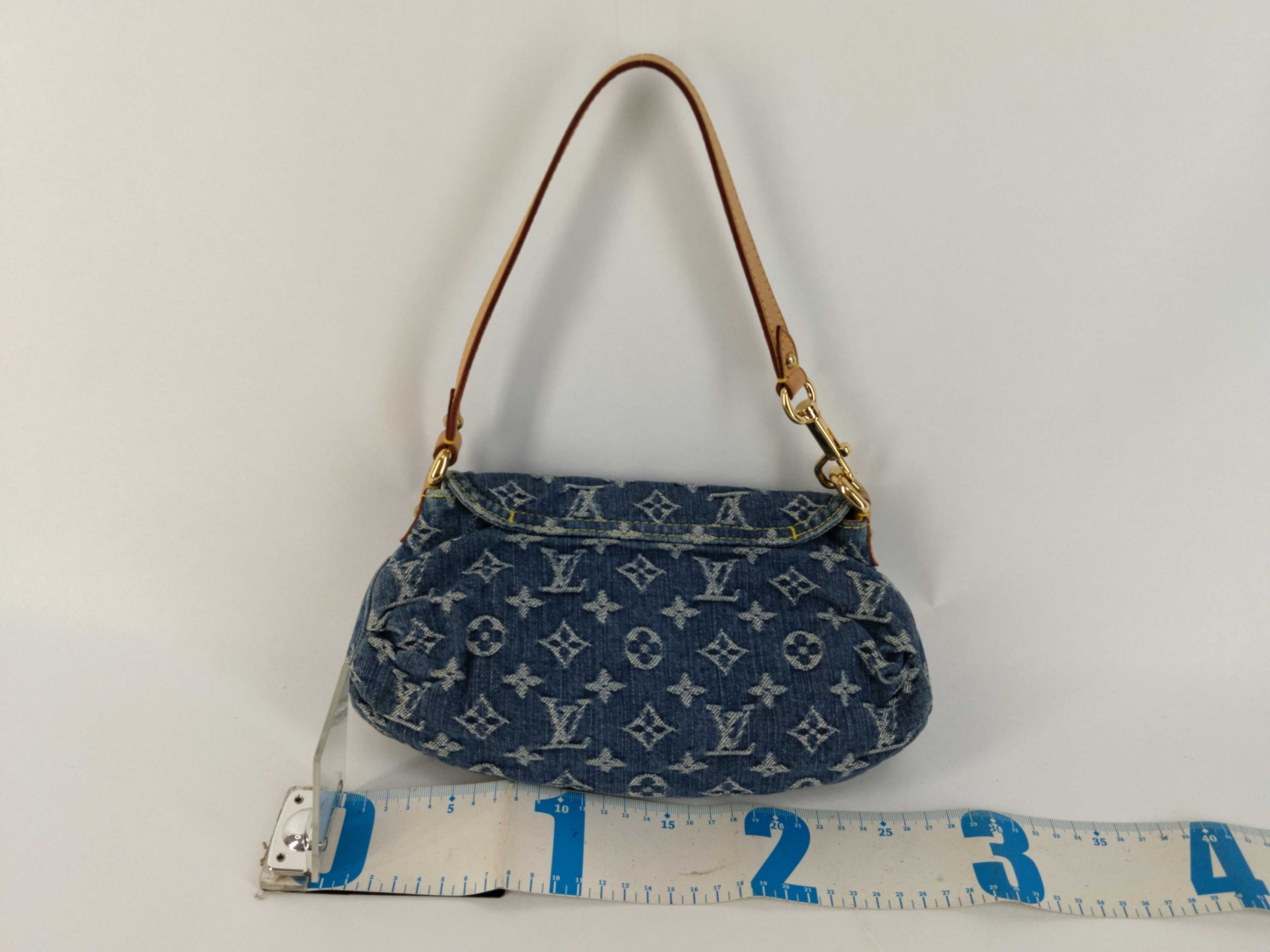 Monogram Bag Denim Mini Platty M95050 Shoulder Bag — view 2