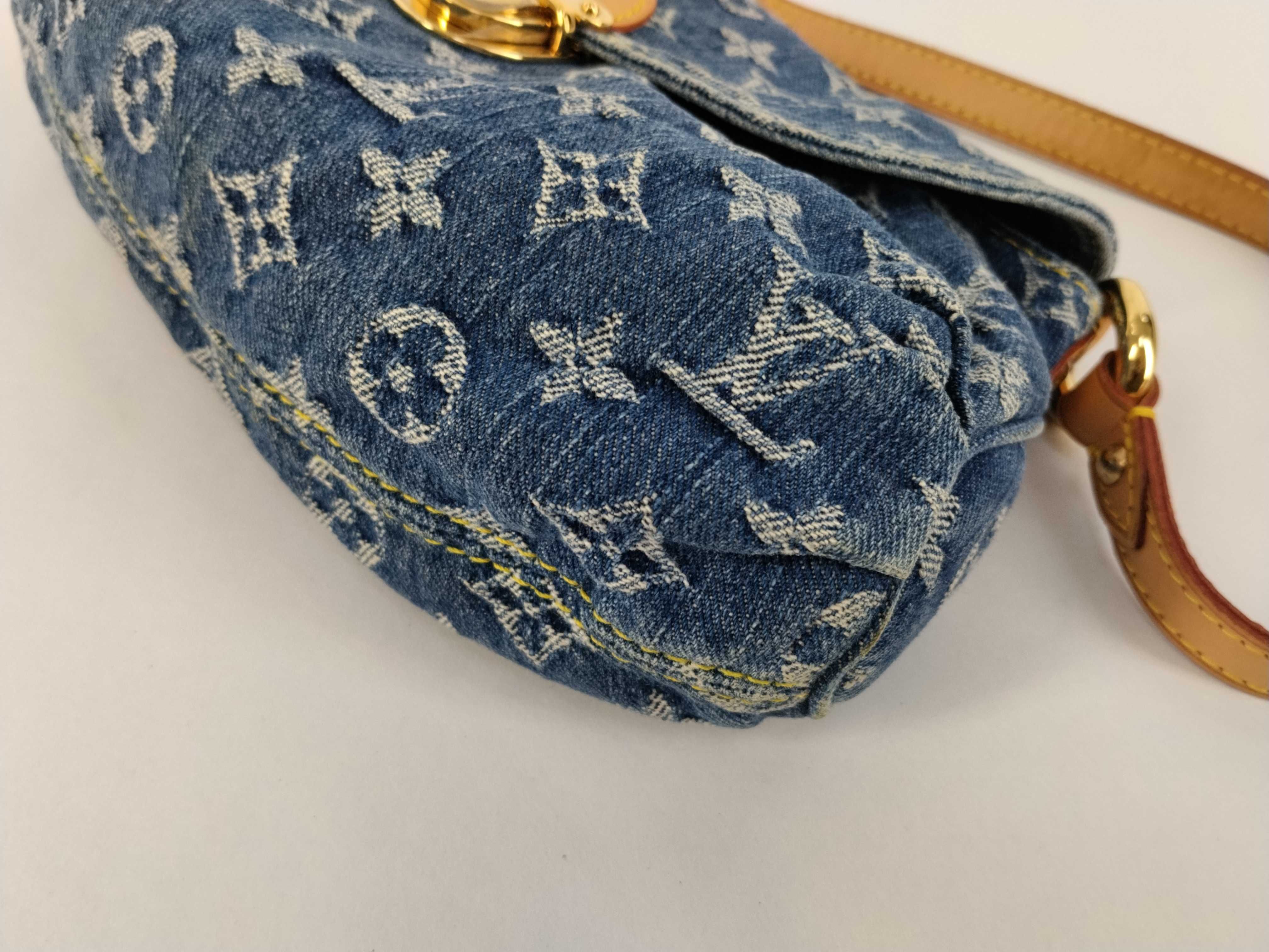 Monogram Bag Denim Mini Platty M95050 Shoulder Bag — view 6