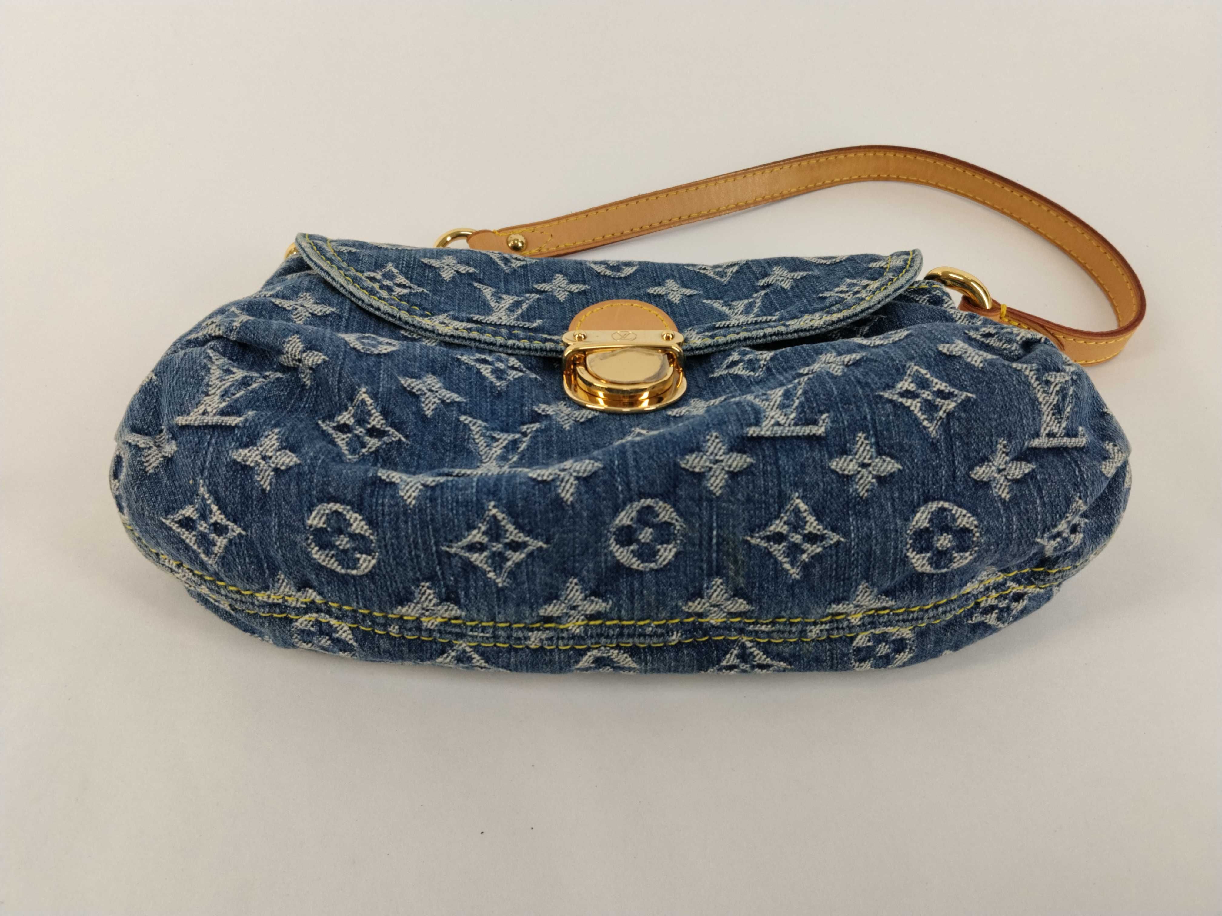 Monogram Bag Denim Mini Platty M95050 Shoulder Bag — view 7