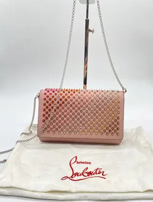Calfskin Chain Shoulder Bag