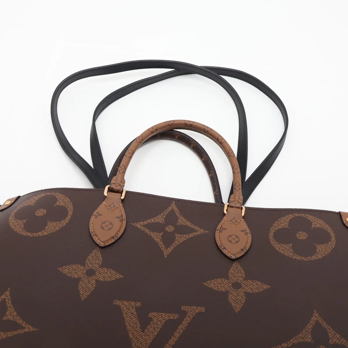 Giant Monogram Reverse OnTheGo GM M45320 FP5210 Brown (RFID detected) — view 6
