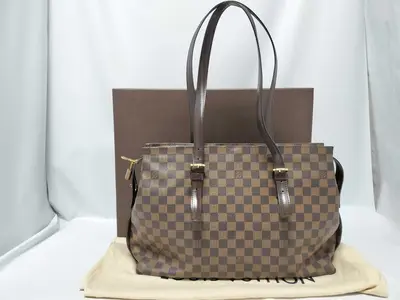 Damier Chelsea Tote Bag N51119 TH0065 Brown