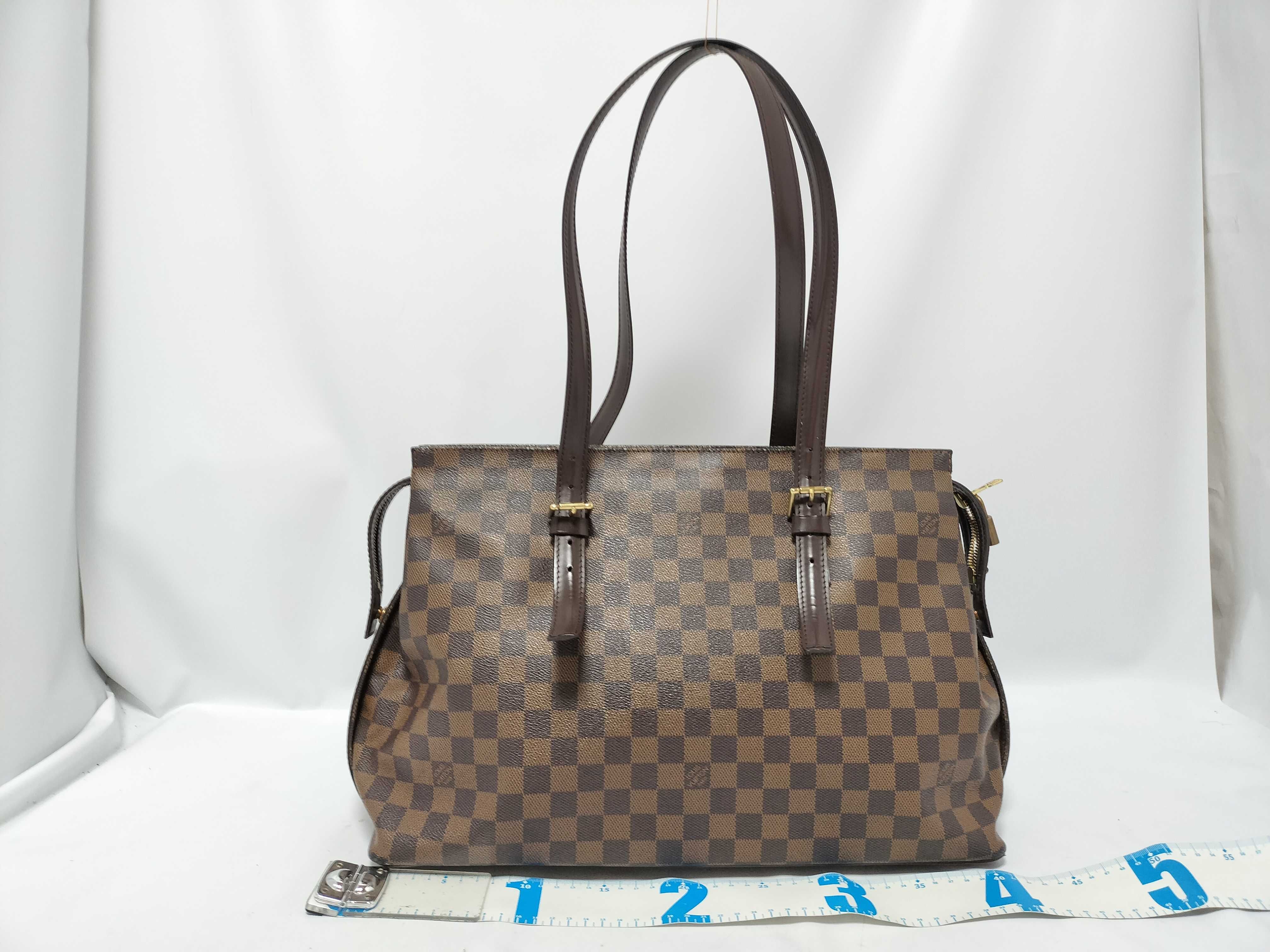 Damier Chelsea Tote Bag N51119 TH0065 Brown — view 2