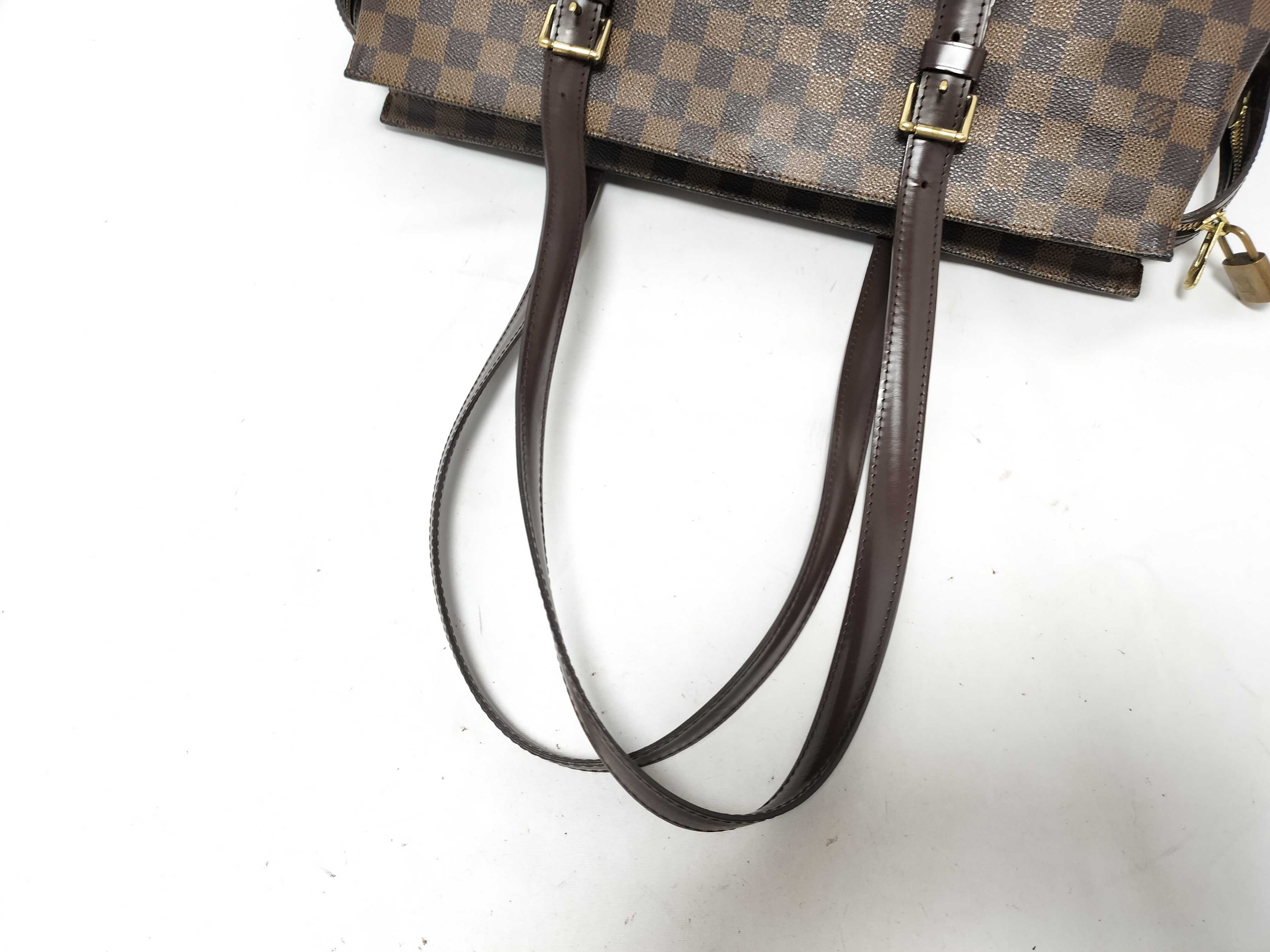 Damier Chelsea Tote Bag N51119 TH0065 Brown — view 3