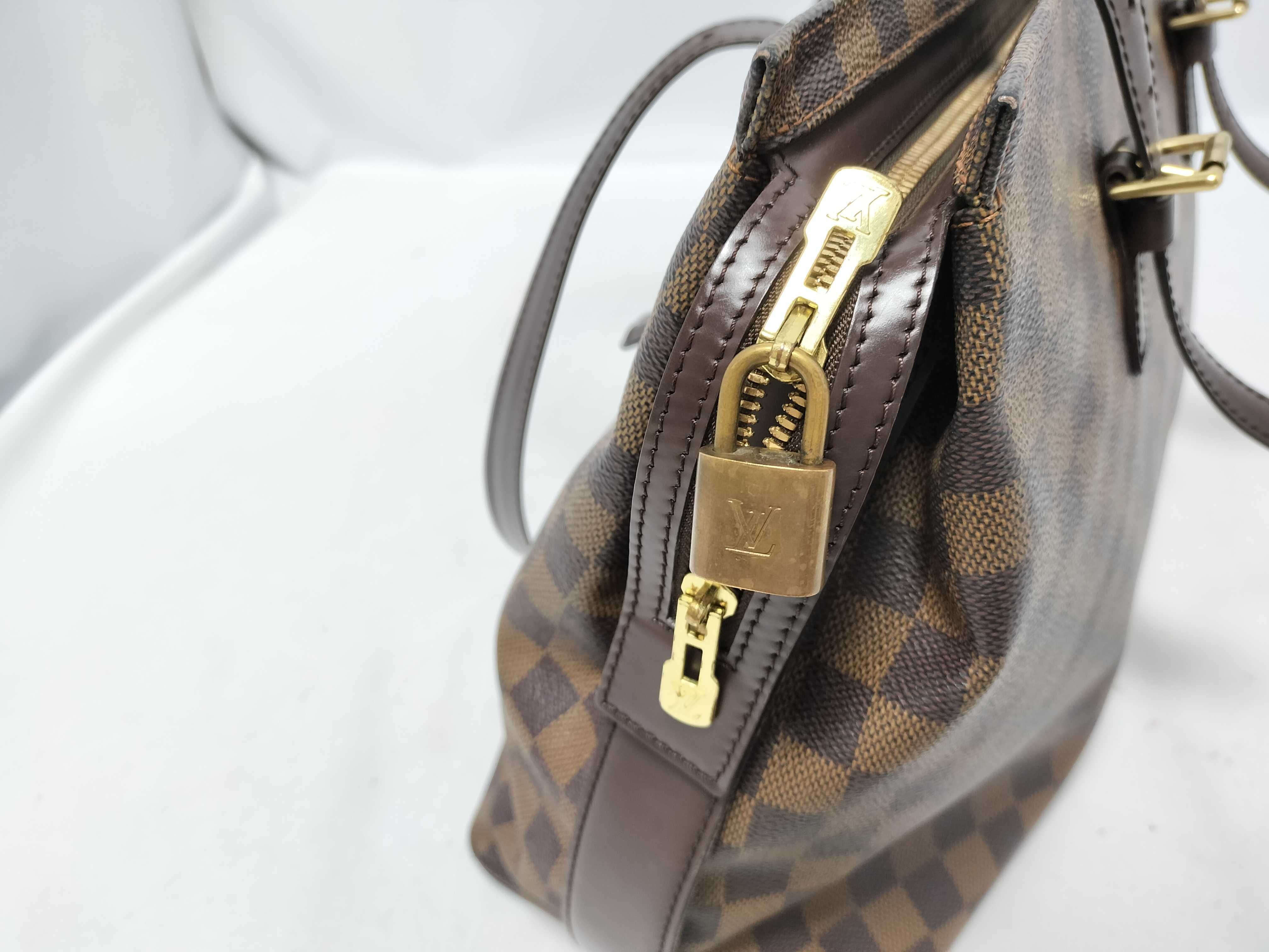Damier Chelsea Tote Bag N51119 TH0065 Brown — view 7