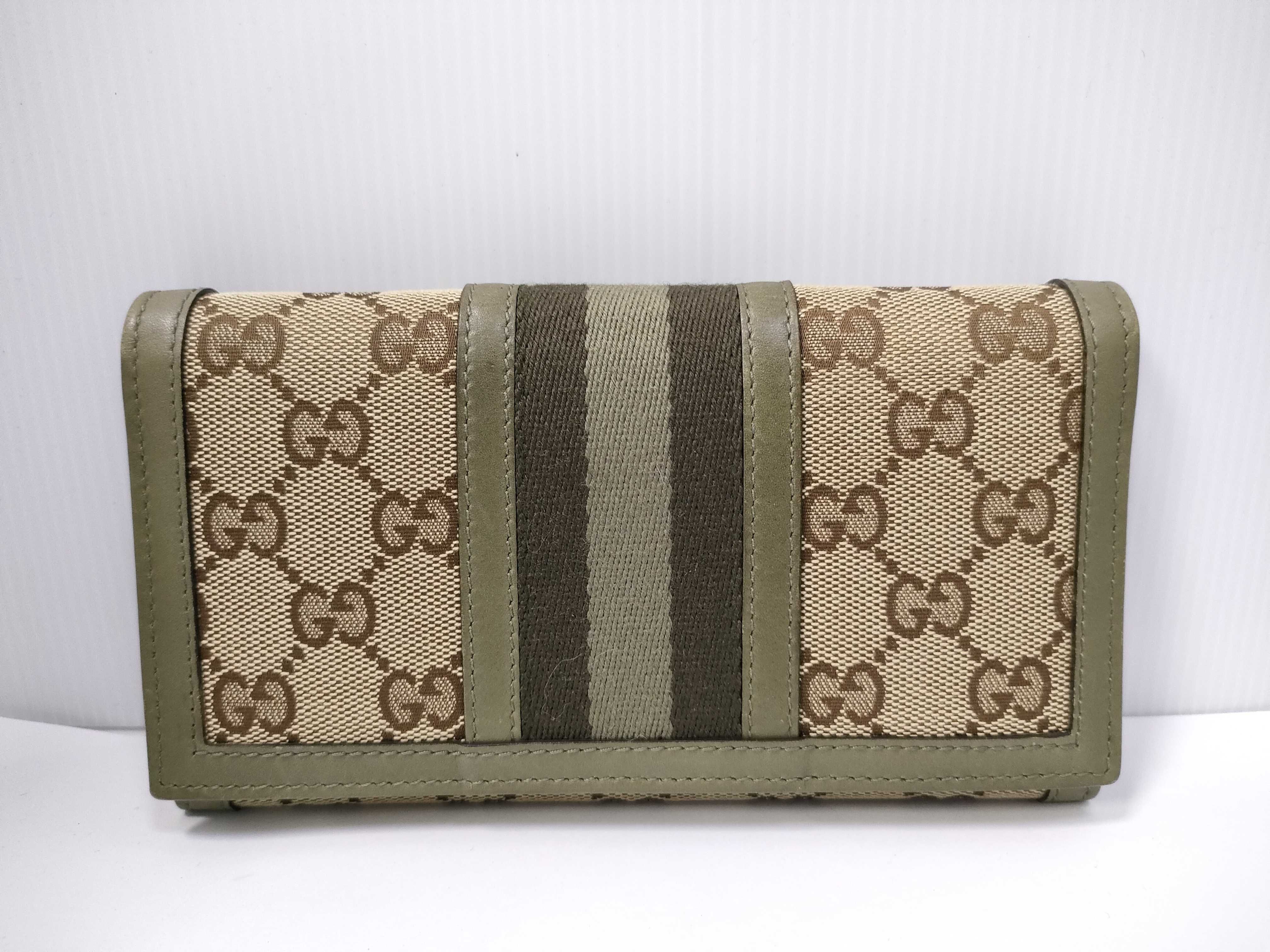 GG Canvas 258040 Long Wallet