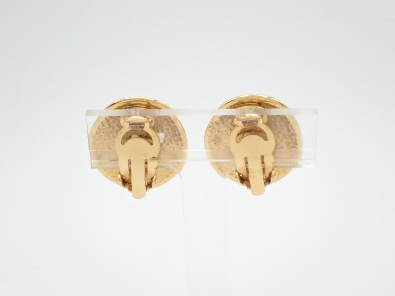 Coco Mark Gold Earrings — view 2
