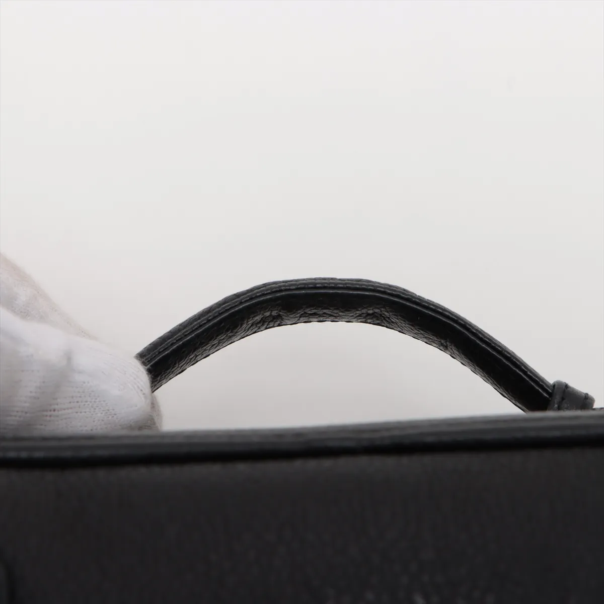 Coco Mark Caviar Skin Vanity Bag, Black with Gold Hardware, 3512151, Series 3 — view 6